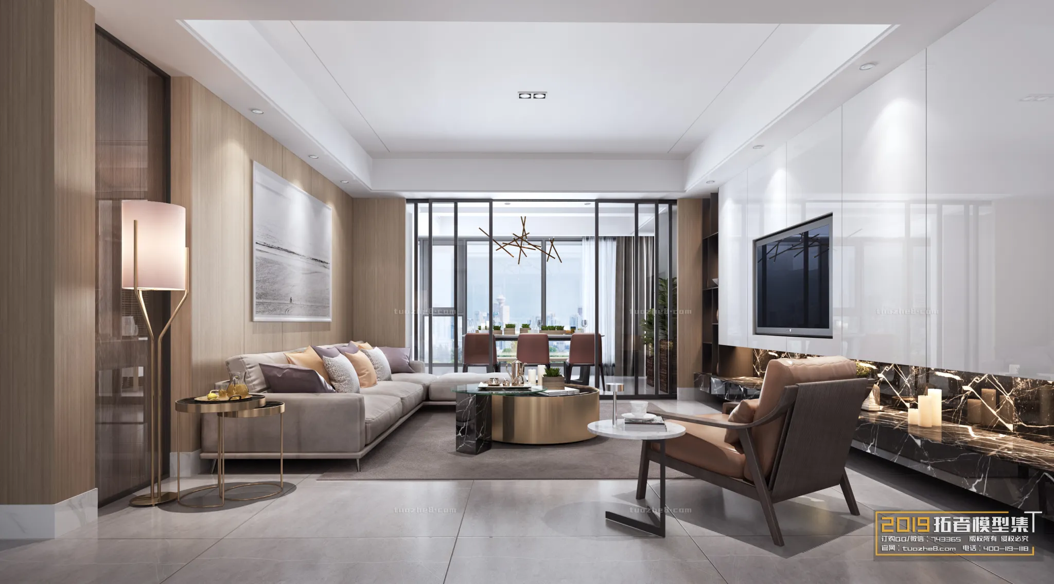 Extension Interior - LINGVING ROOM - MODERN STYLES - 184