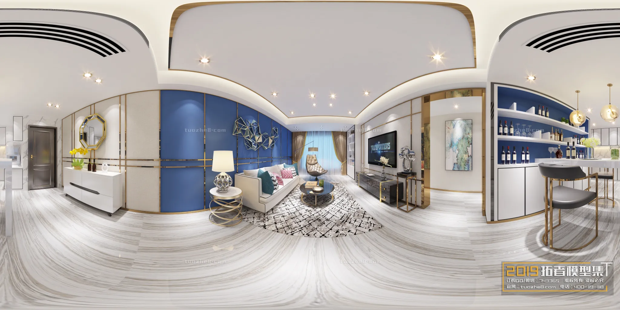 Extension Interior - LINGVING ROOM - MODERN STYLES - 203