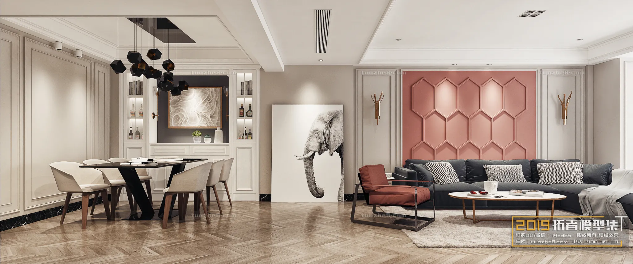 Extension Interior - LINGVING ROOM - NORDIC STYLES - 002