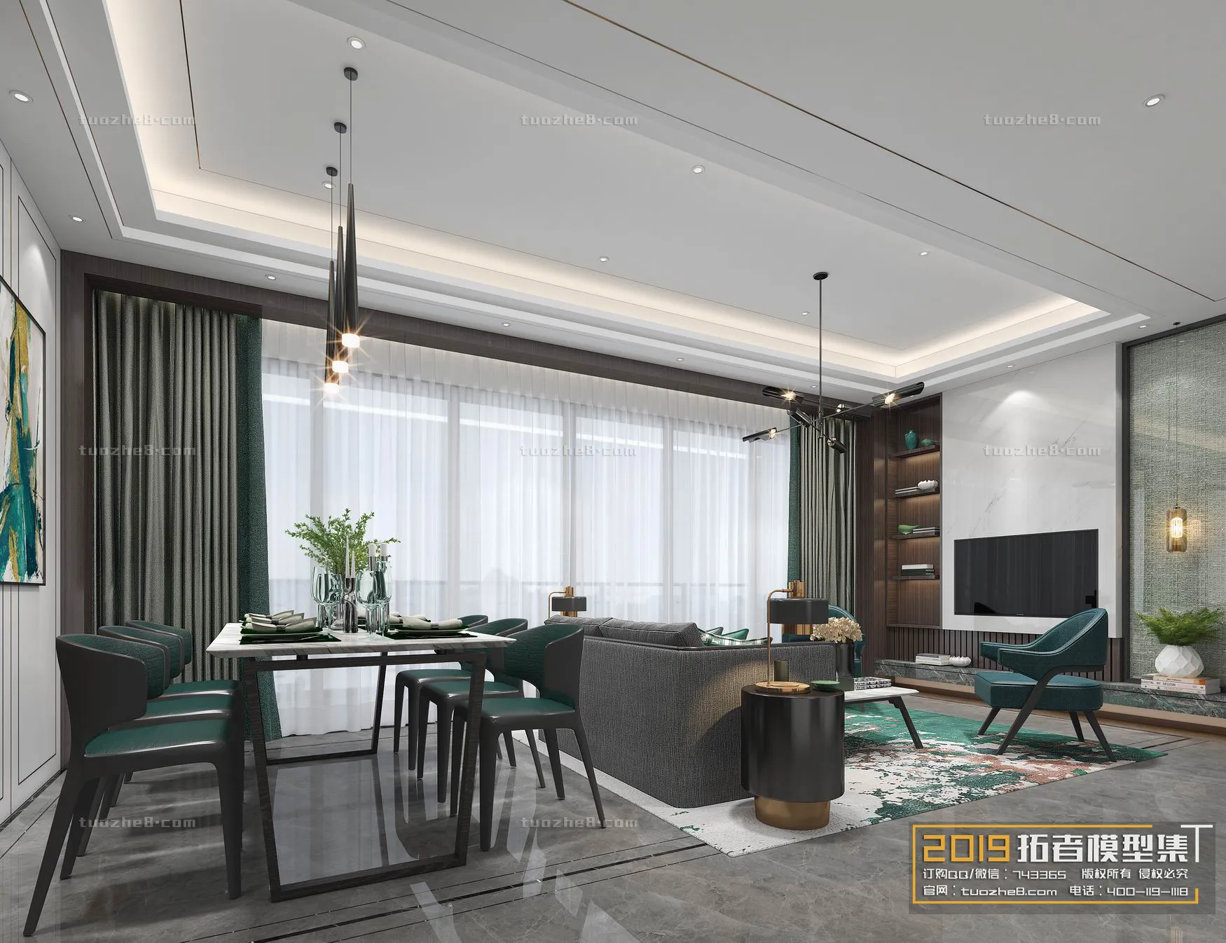 Extension Interior - LINGVING ROOM - NORDIC STYLES - 007