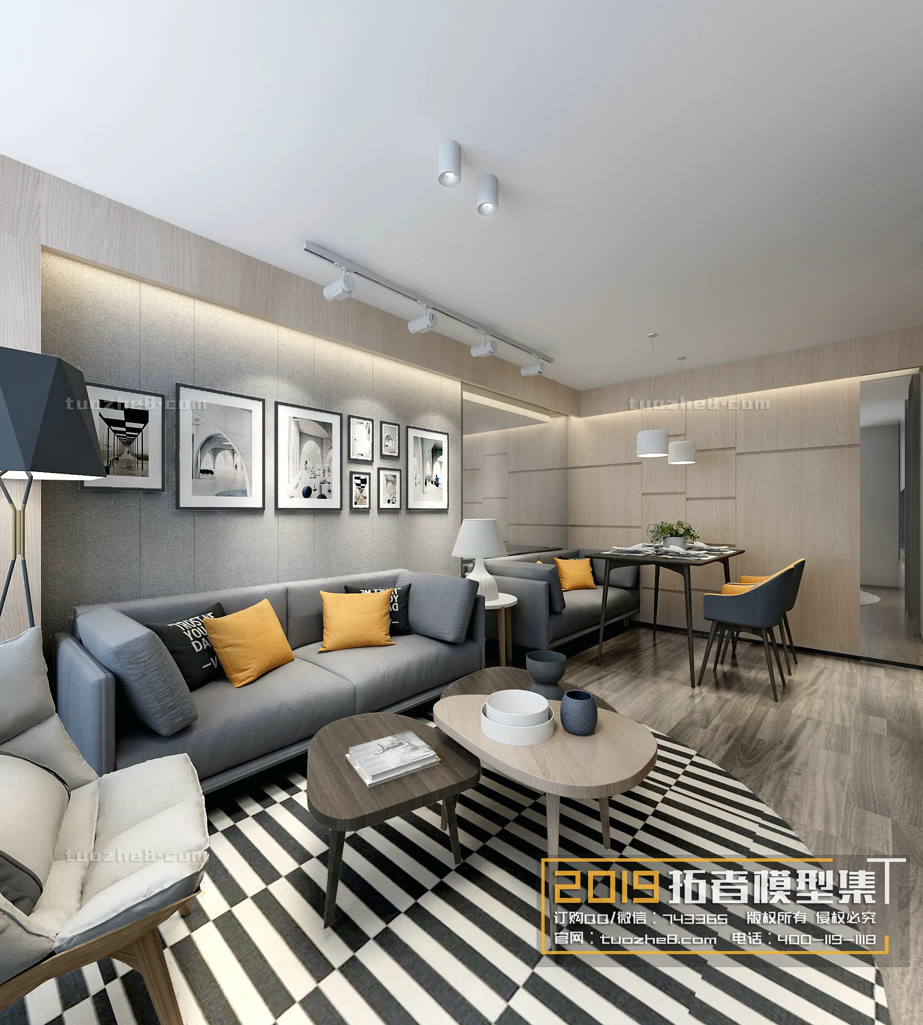 Extension Interior - LINGVING ROOM - NORDIC STYLES - 011