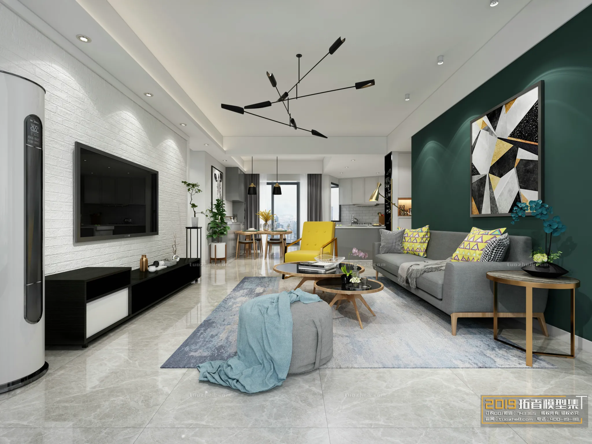 Extension Interior - LINGVING ROOM - NORDIC STYLES - 012