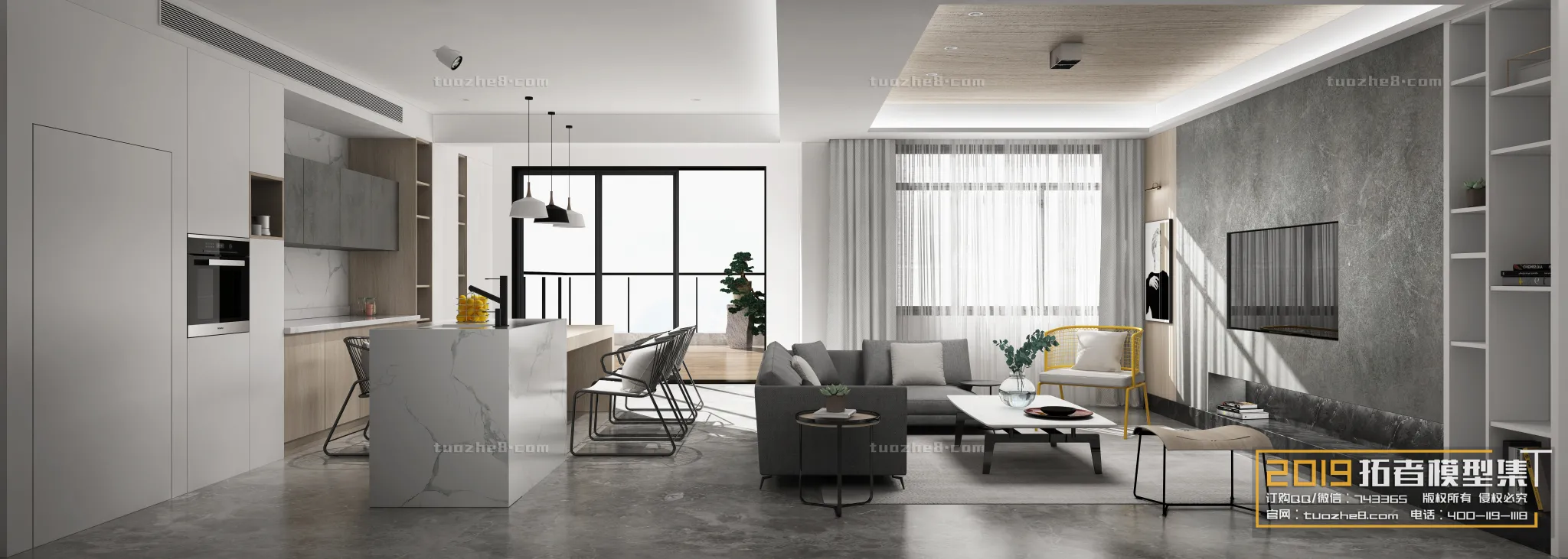 Extension Interior - LINGVING ROOM - NORDIC STYLES - 014