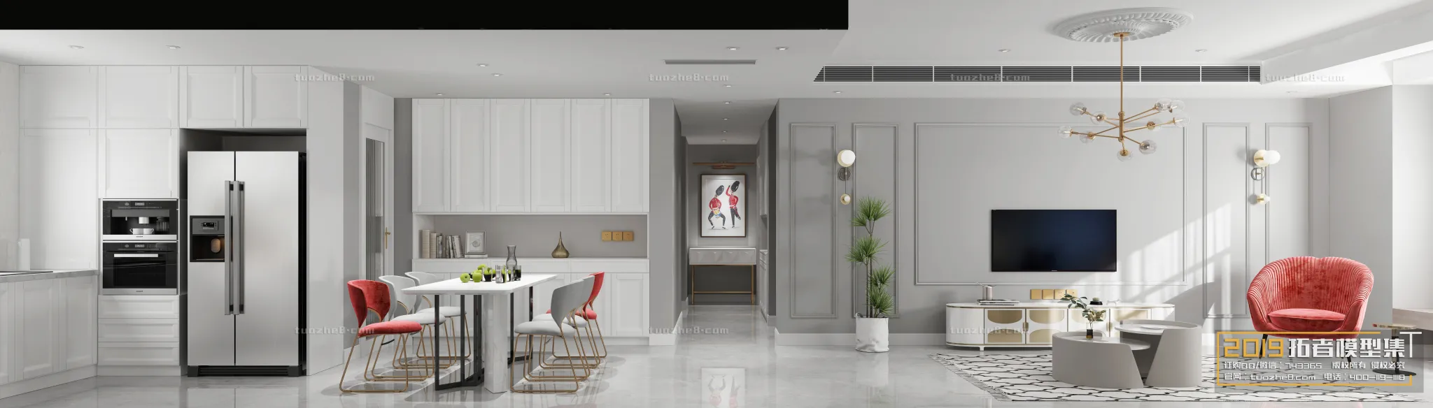 Extension Interior - LINGVING ROOM - NORDIC STYLES - 015