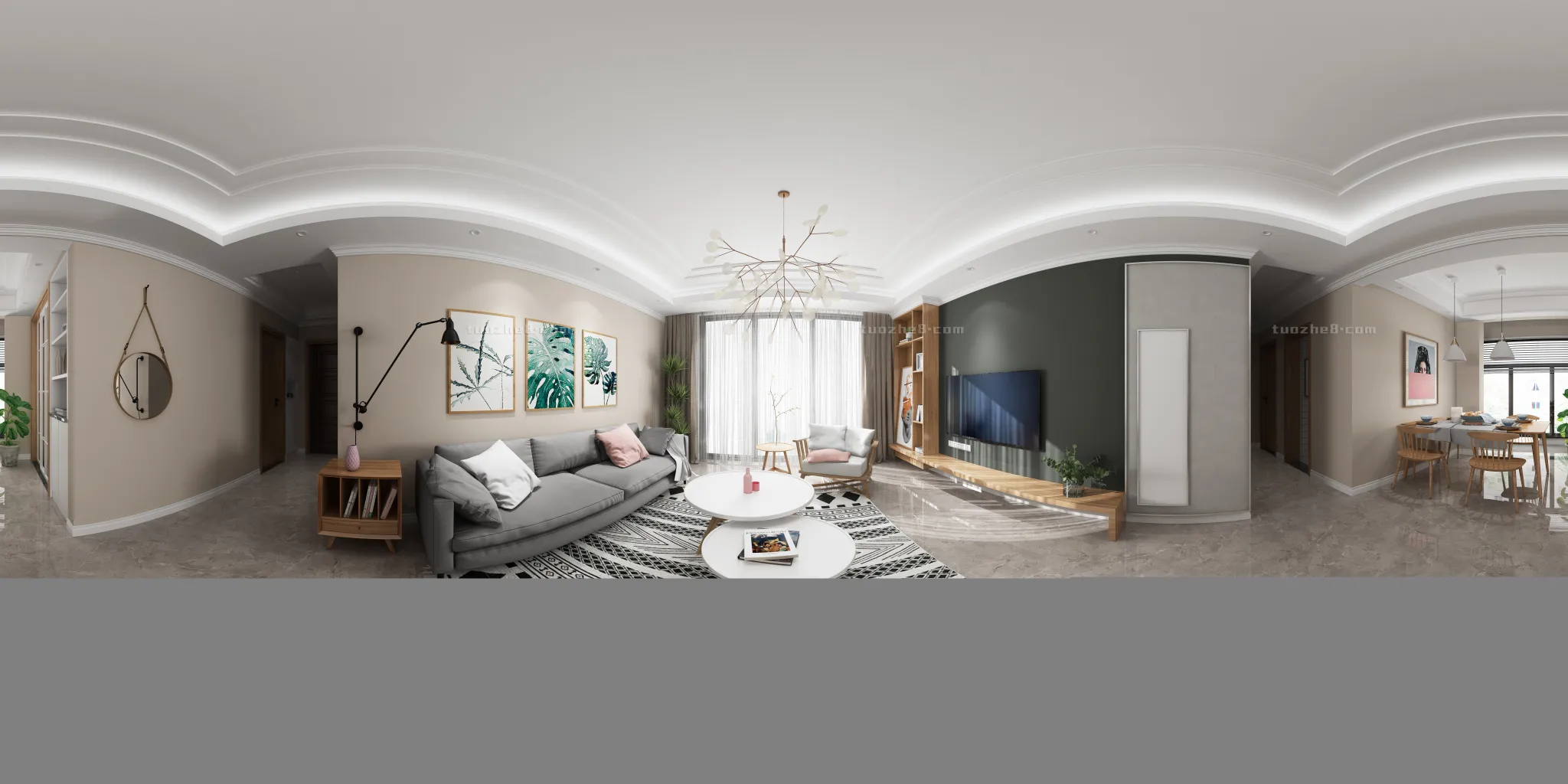 Extension Interior - LINGVING ROOM - NORDIC STYLES - 023