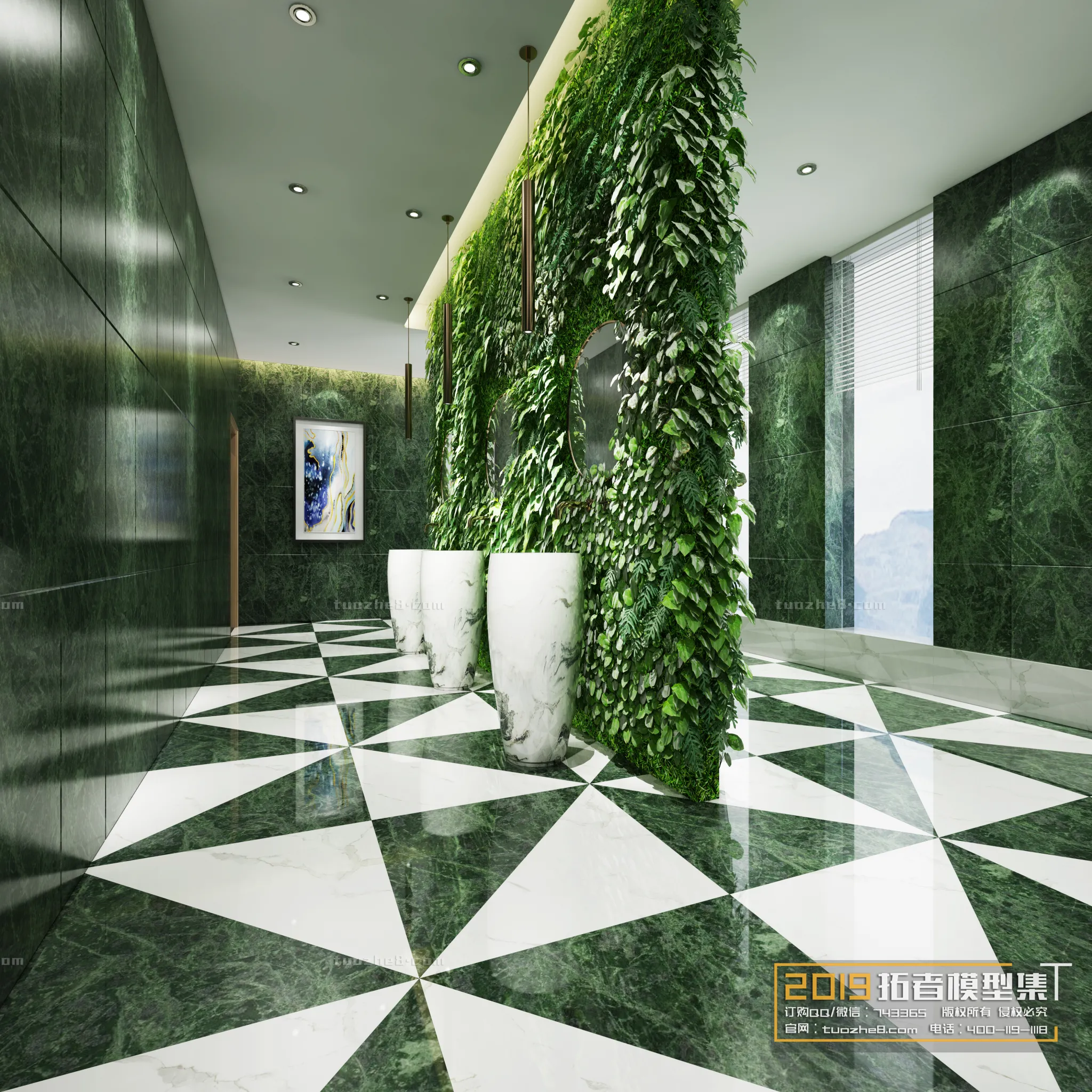 Extension Interior - PUBLIC RESTROOMS - 001