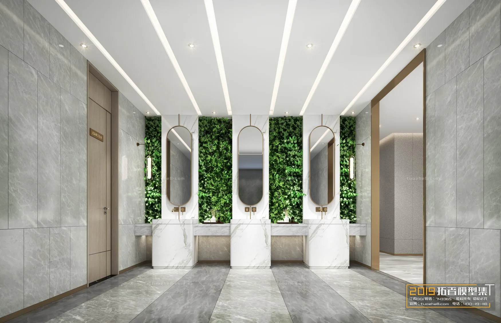 Extension Interior - PUBLIC RESTROOMS - 002