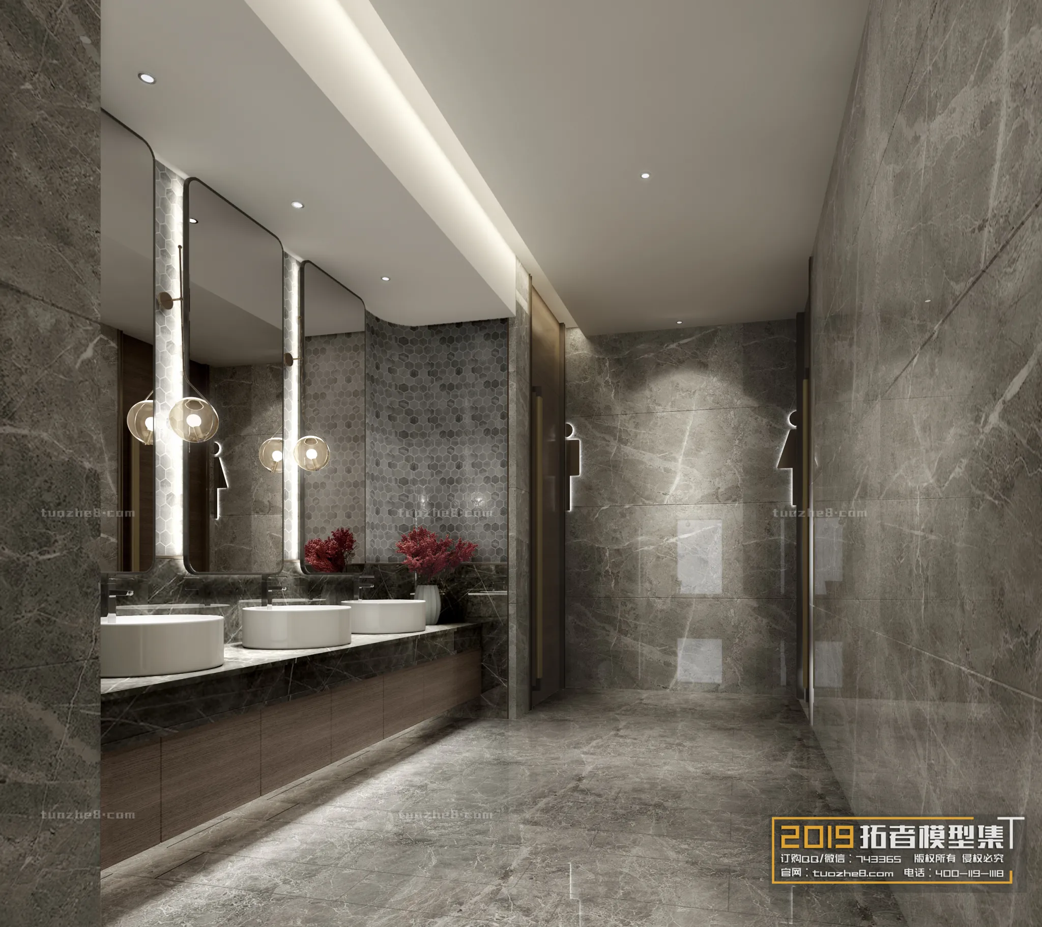 Extension Interior - PUBLIC RESTROOMS - 011