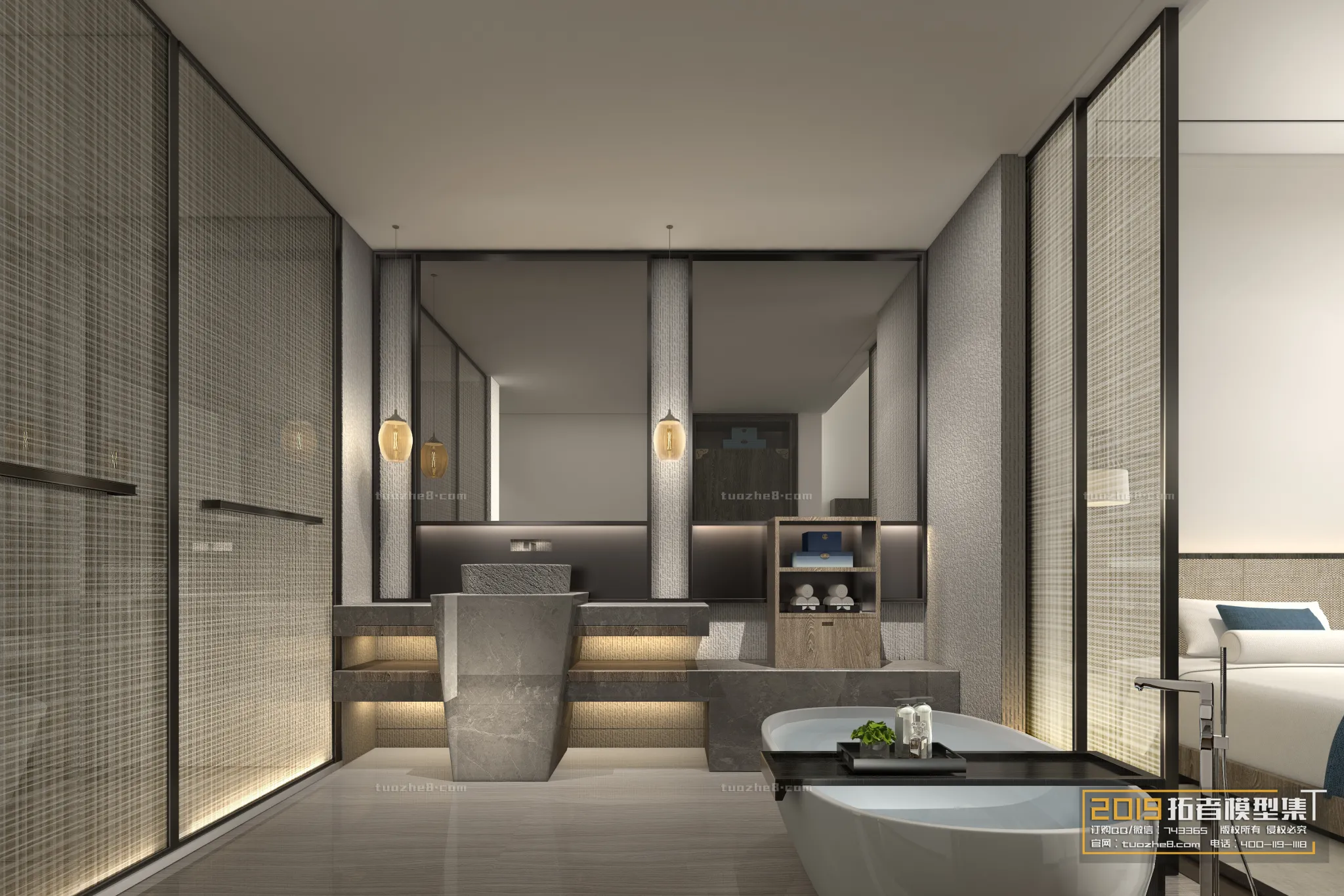 Extension Interior - PUBLIC RESTROOMS - 020