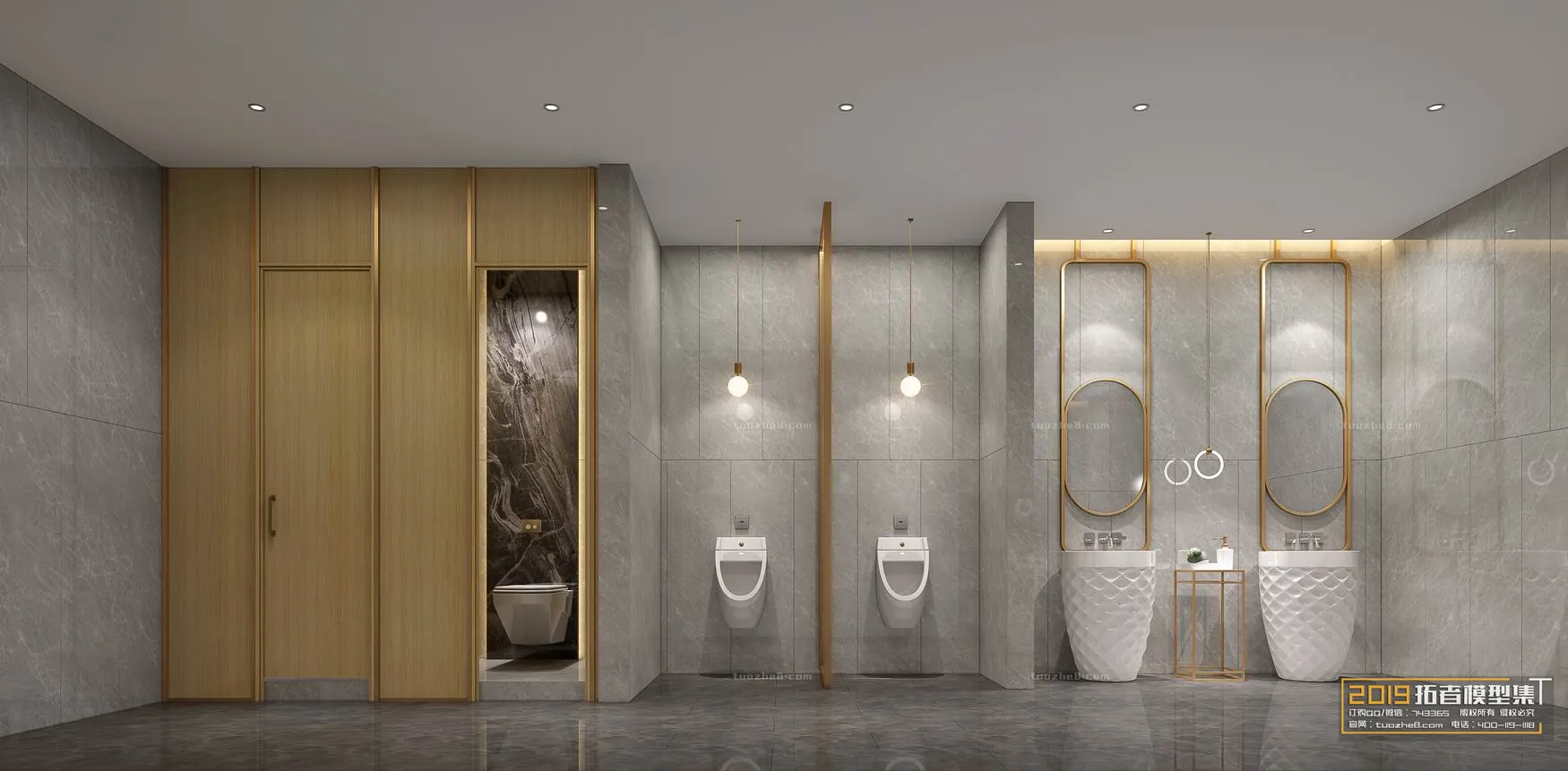 Extension Interior - PUBLIC RESTROOMS - 025