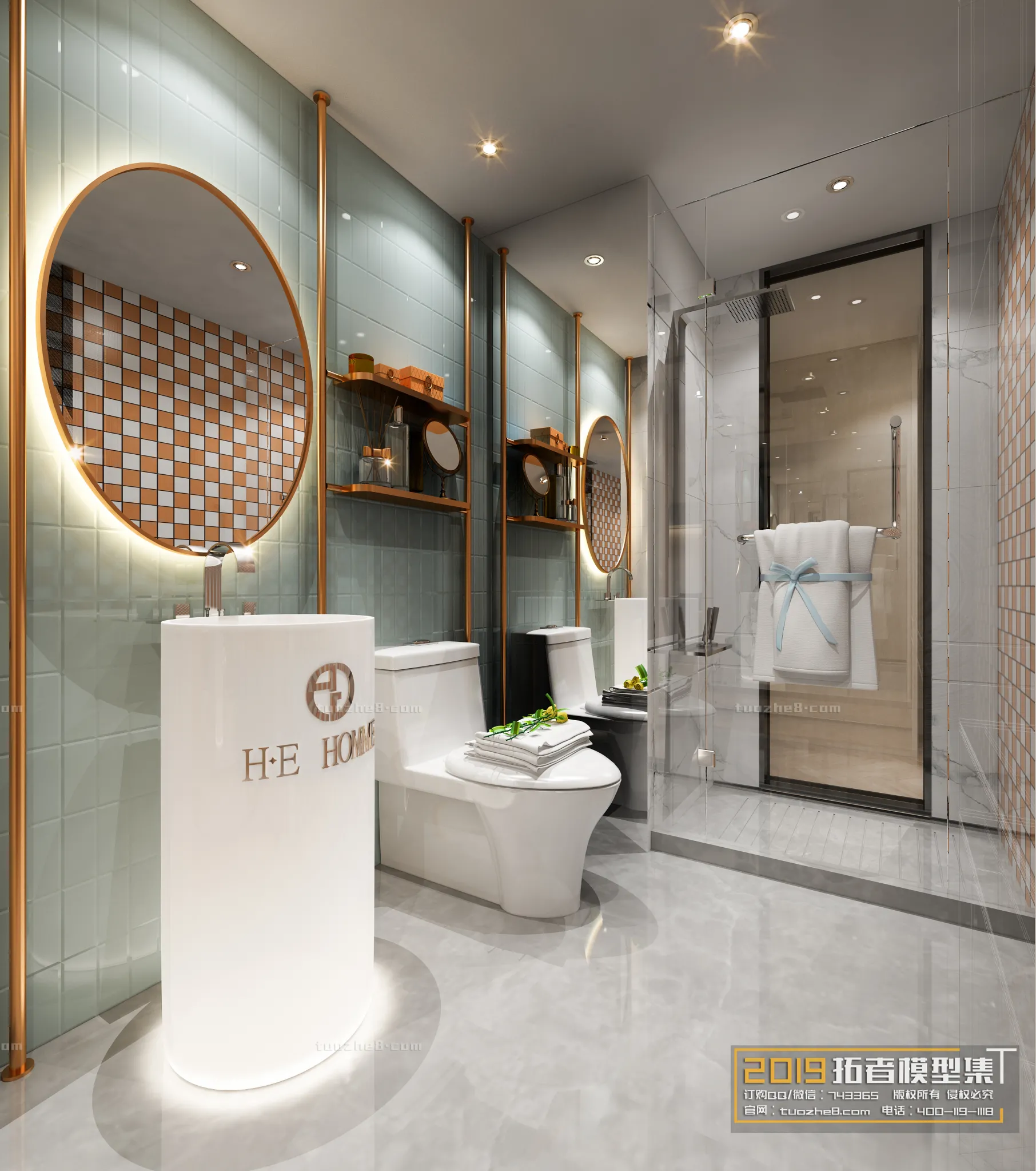 Extension Interior - PUBLIC RESTROOMS - 026