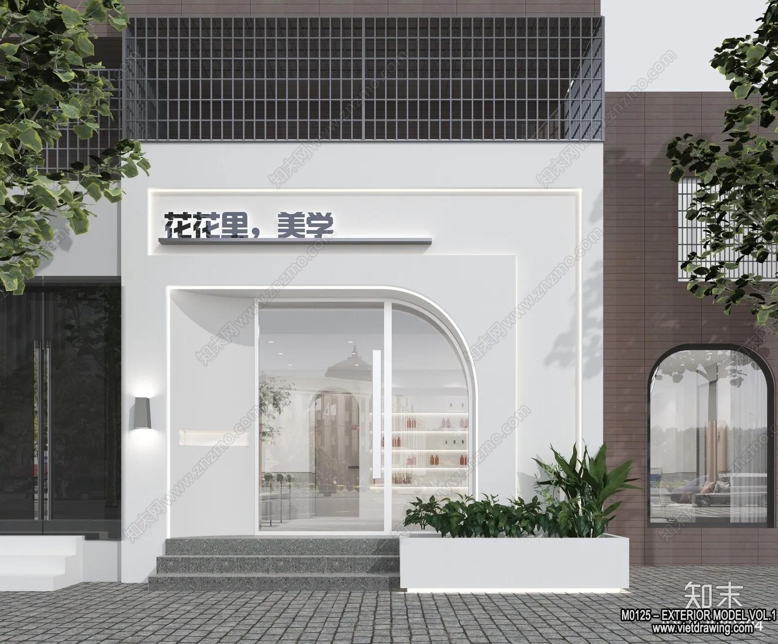 Exterior 3D Collection - Shop - Fastfood - Retails - 3D Models - 005
