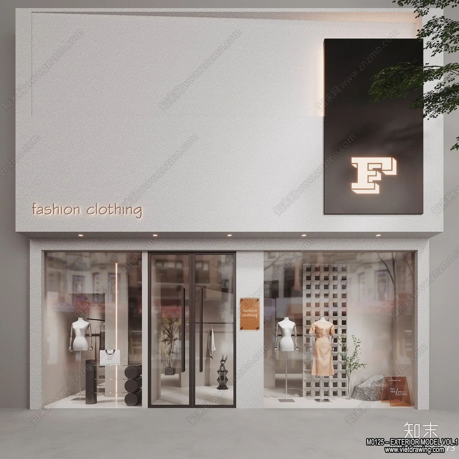 Exterior 3D Collection - Shop - Fastfood - Retails - 3D Models - 006