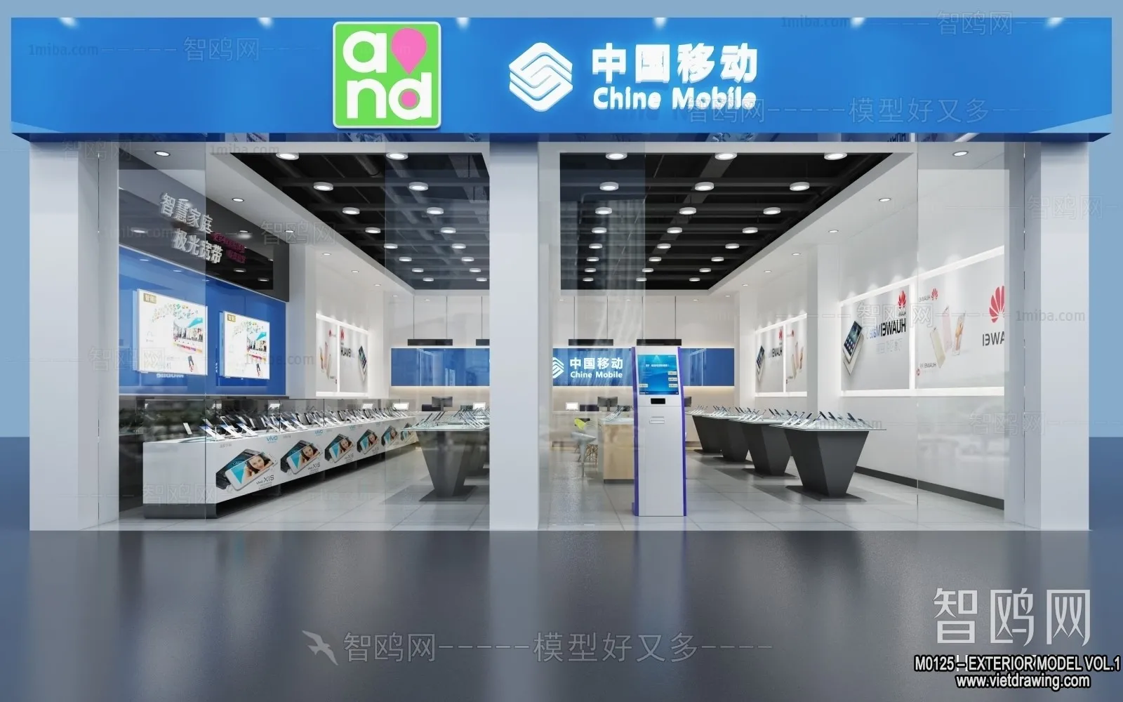 Exterior 3D Collection - Shop - Fastfood - Retails - 3D Models - 038