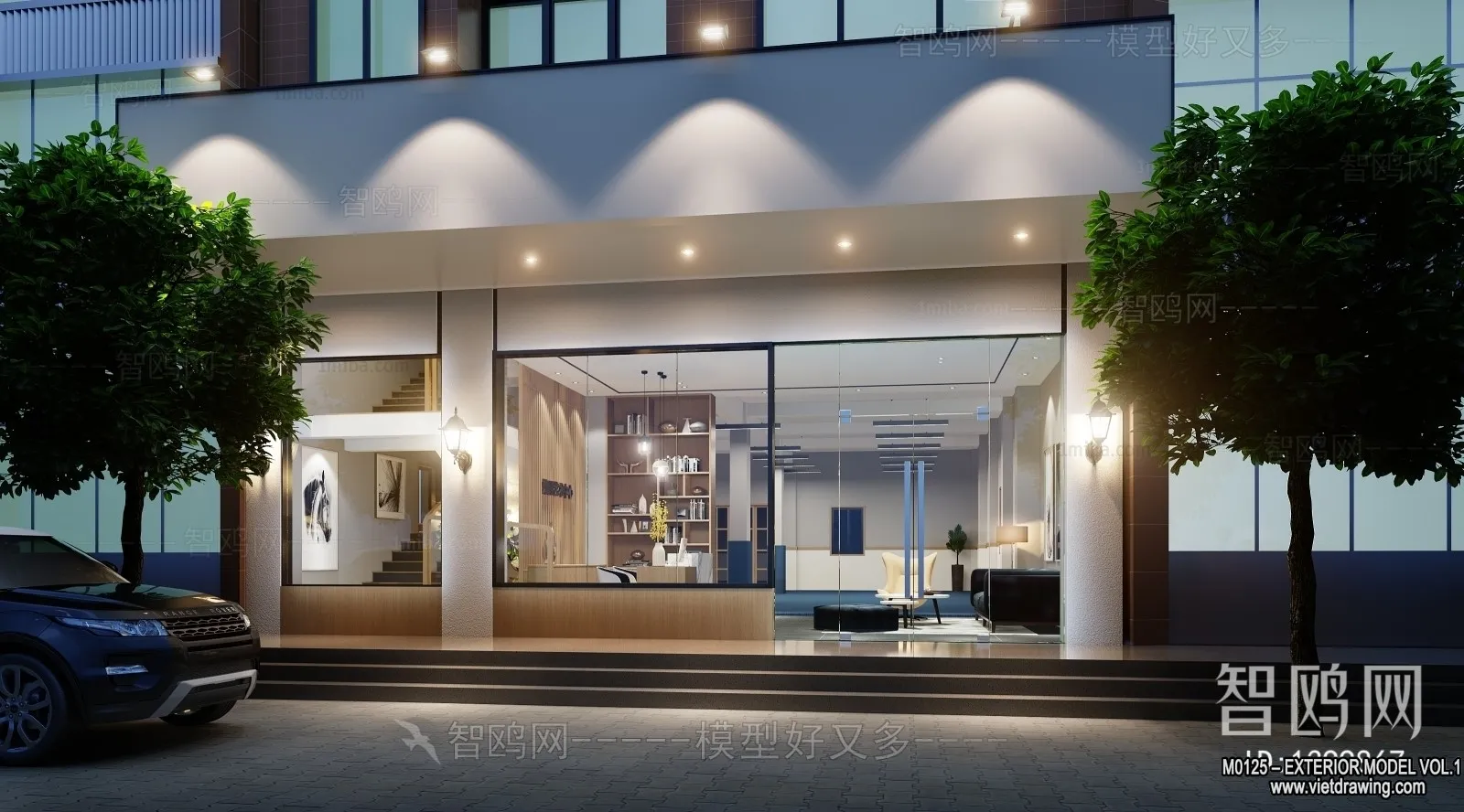 Exterior 3D Collection - Shop - Fastfood - Retails - 3D Models - 050