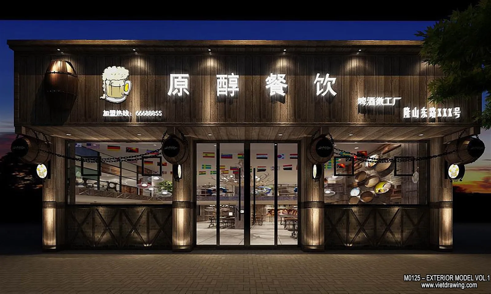 Exterior 3D Collection - Shop - Fastfood - Retails - 3D Models - 051