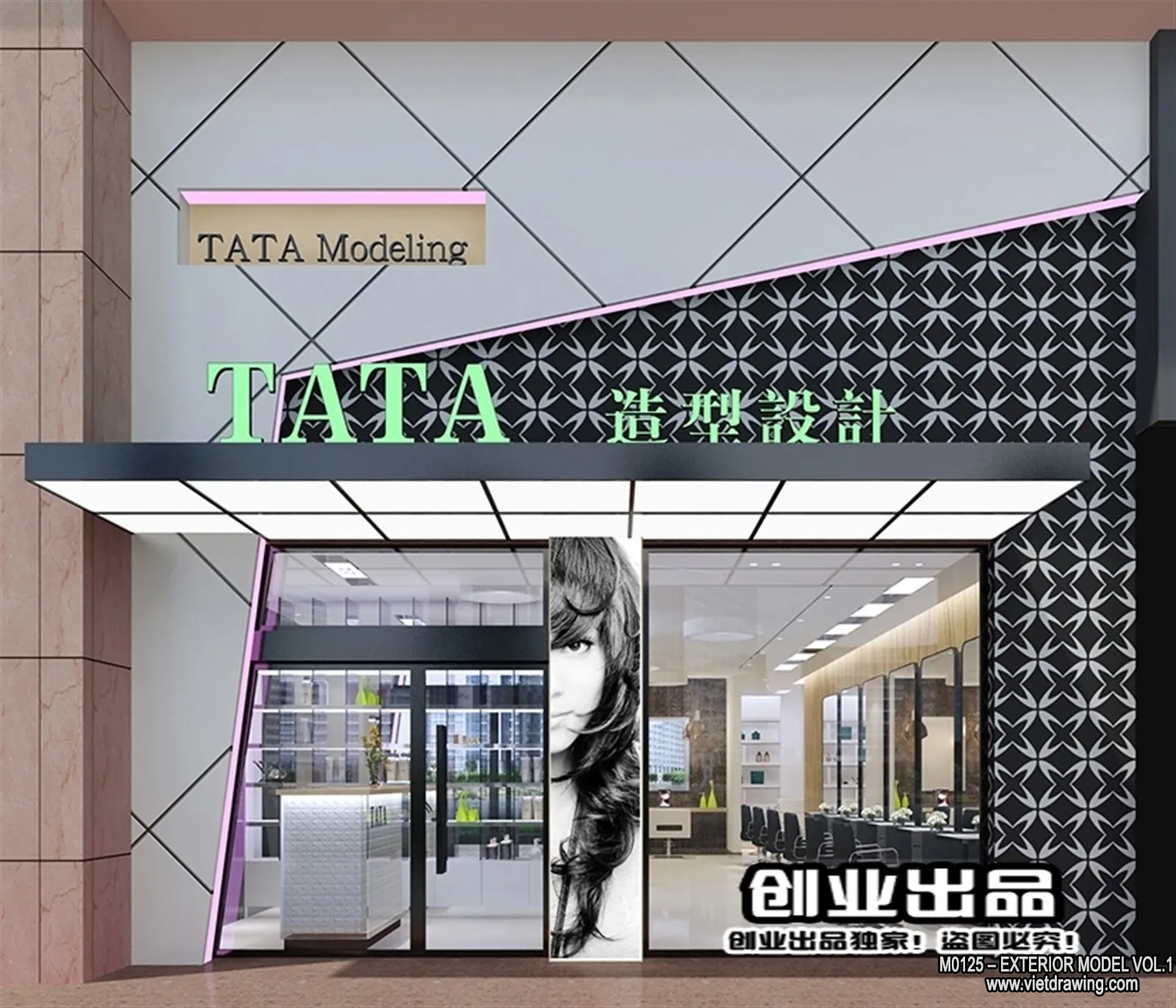 Exterior 3D Collection - Shop - Fastfood - Retails - 3D Models - 058