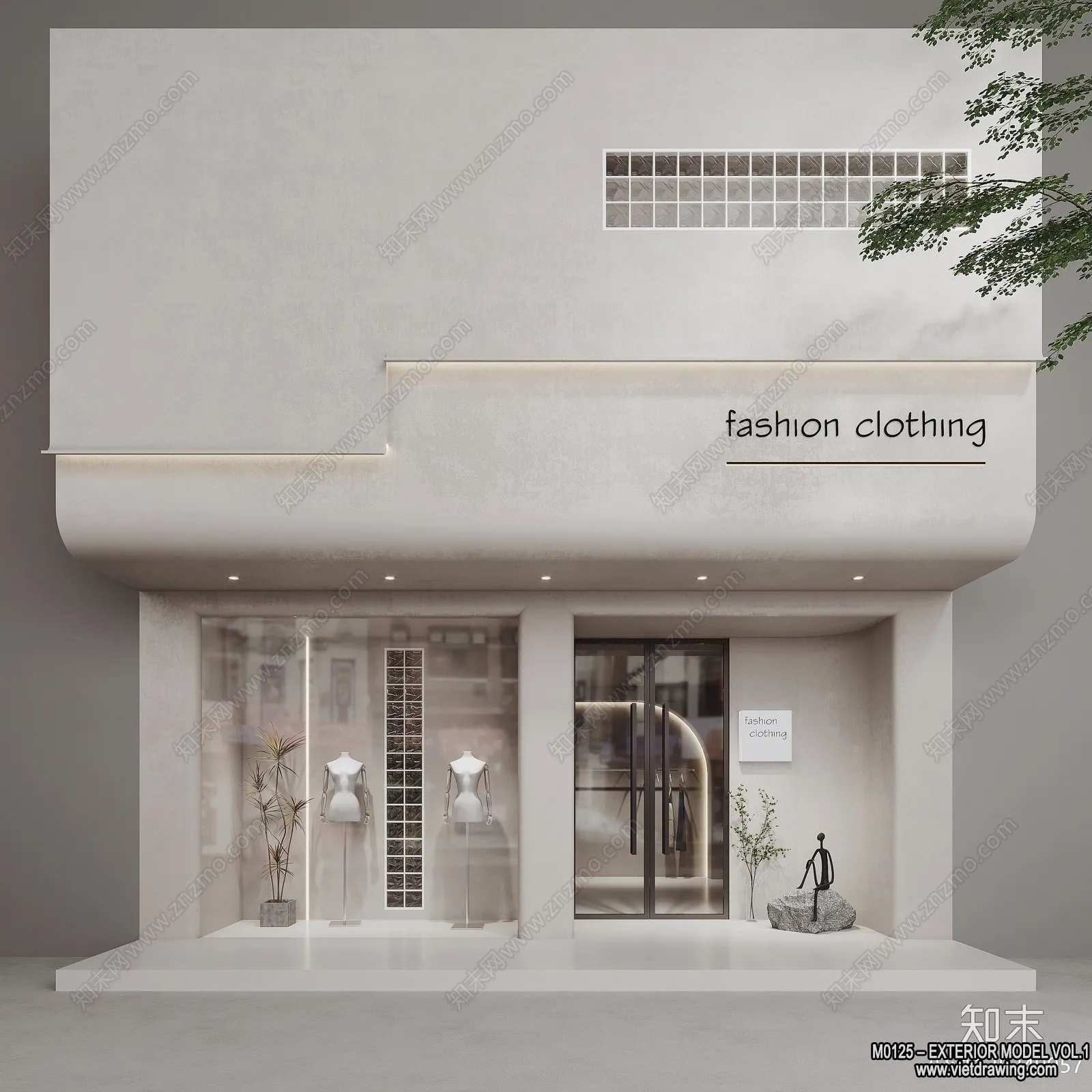 Exterior 3D Collection - Shop - Fastfood - Retails - 3D Models - 064