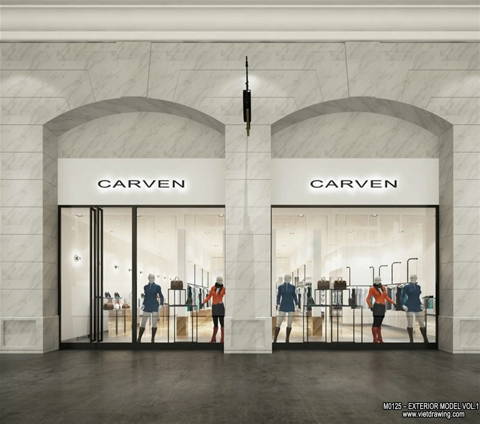 Exterior 3D Collection - Shop - Fastfood - Retails - 3D Models - 065