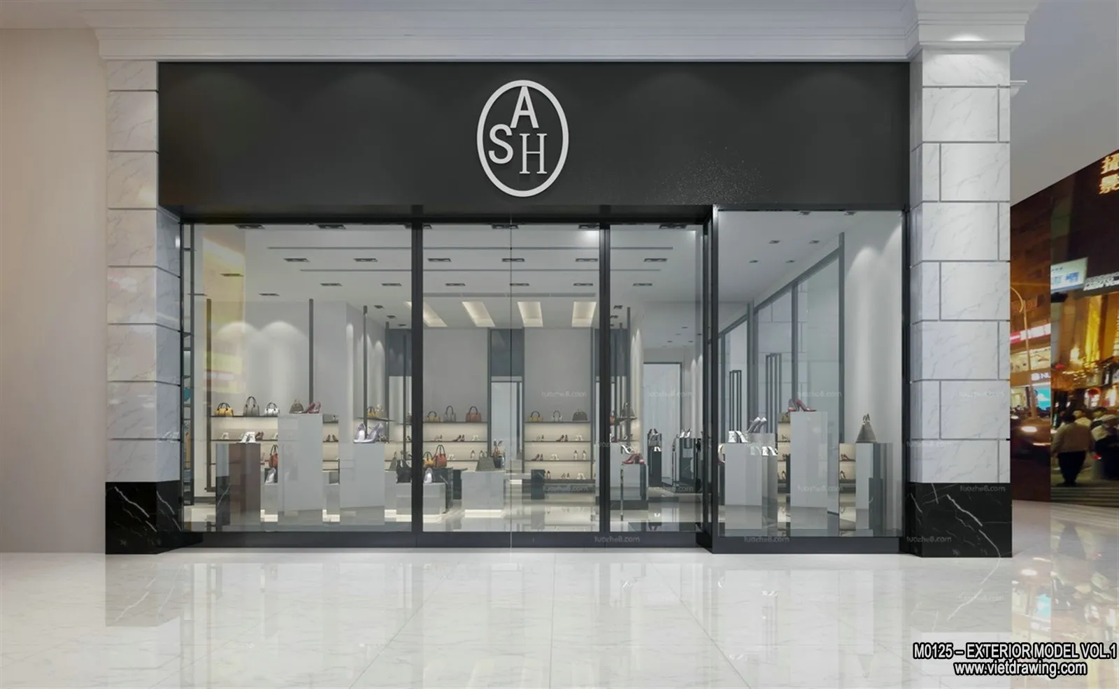 Exterior 3D Collection - Shop - Fastfood - Retails - 3D Models - 066