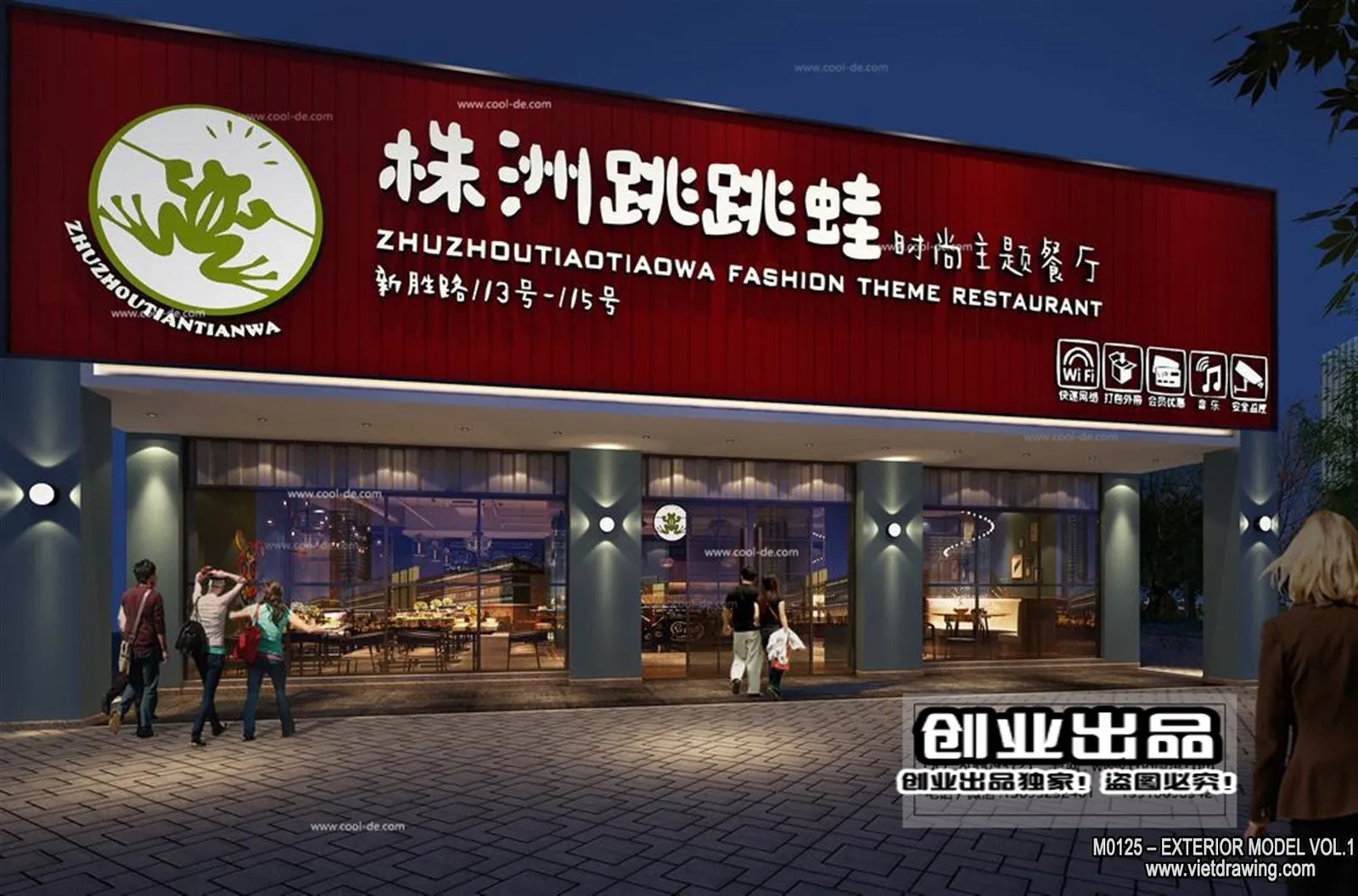 Exterior 3D Collection - Shop - Fastfood - Retails - 3D Models - 069