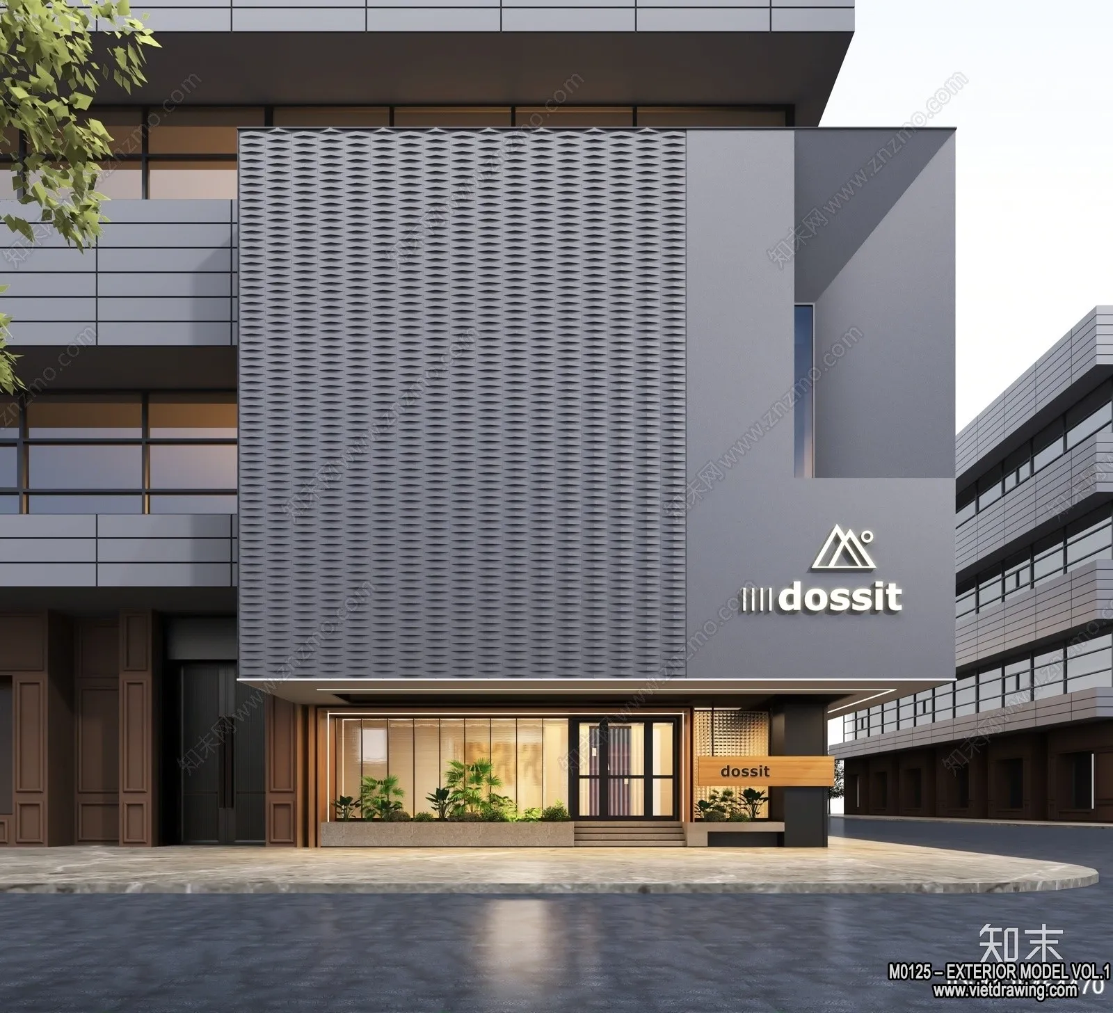 Exterior 3D Collection - Shop - Fastfood - Retails - 3D Models - 086