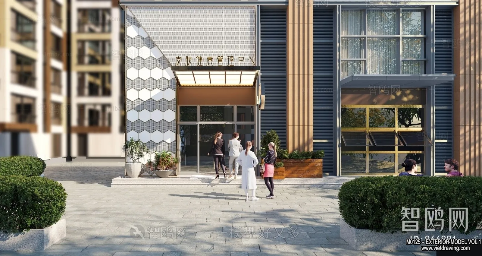 Exterior 3D Collection - Shop - Fastfood - Retails - 3D Models - 094