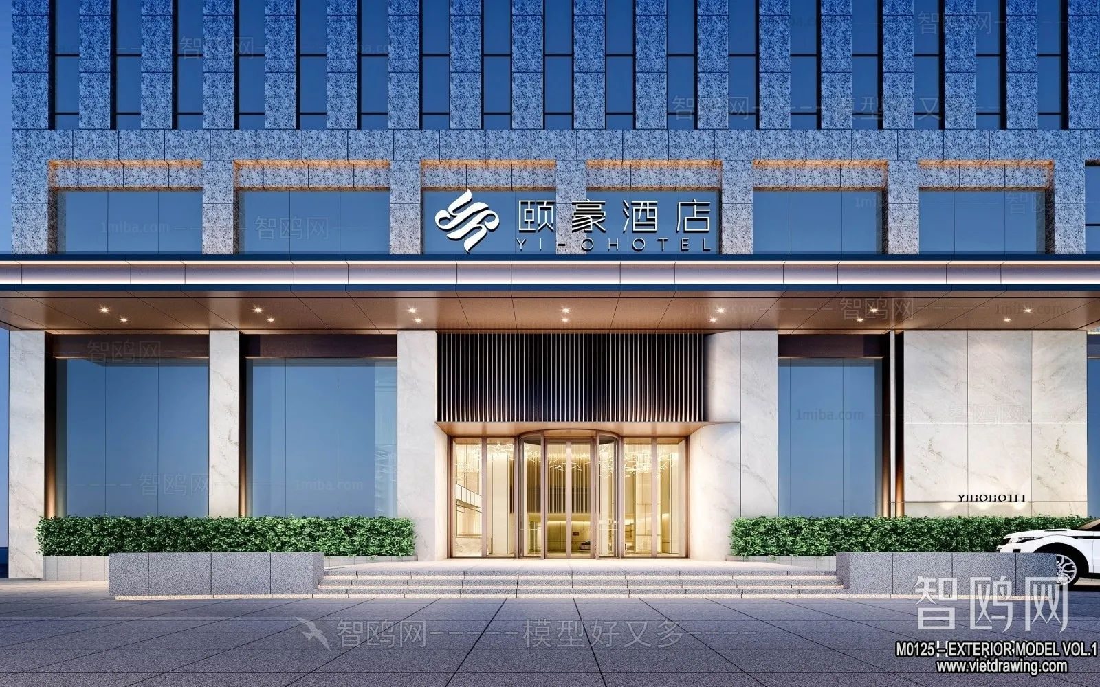 Exterior 3D Collection - Shop - Fastfood - Retails - 3D Models - 098