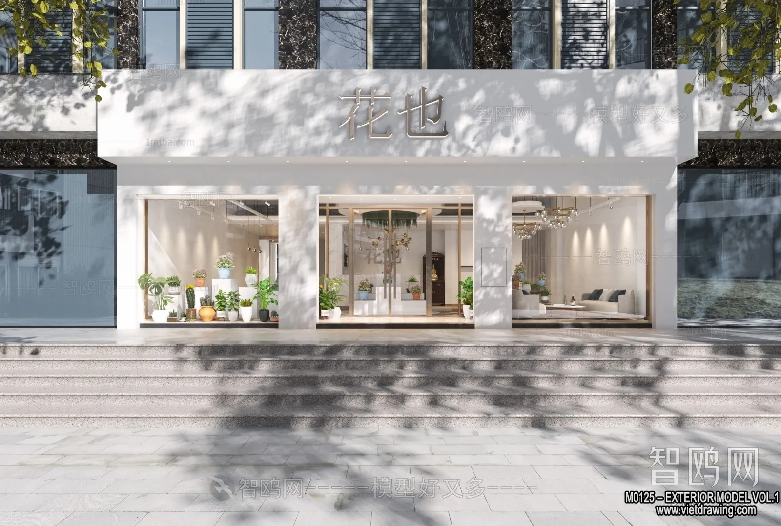 Exterior 3D Collection - Shop - Fastfood - Retails - 3D Models - 105