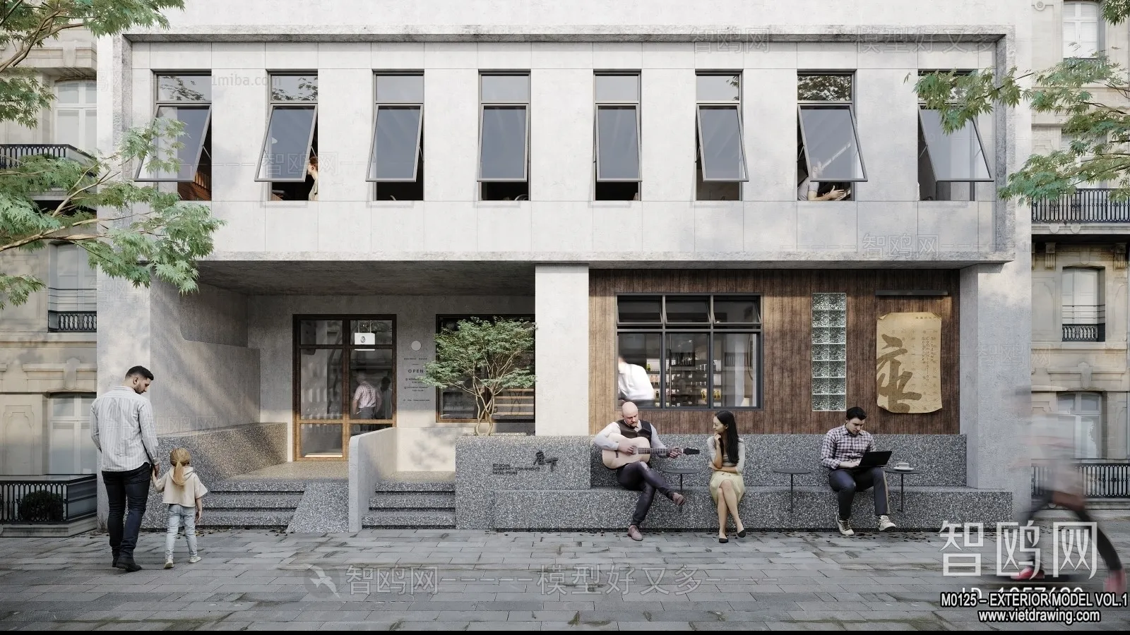 Exterior 3D Collection - Shop - Fastfood - Retails - 3D Models - 106