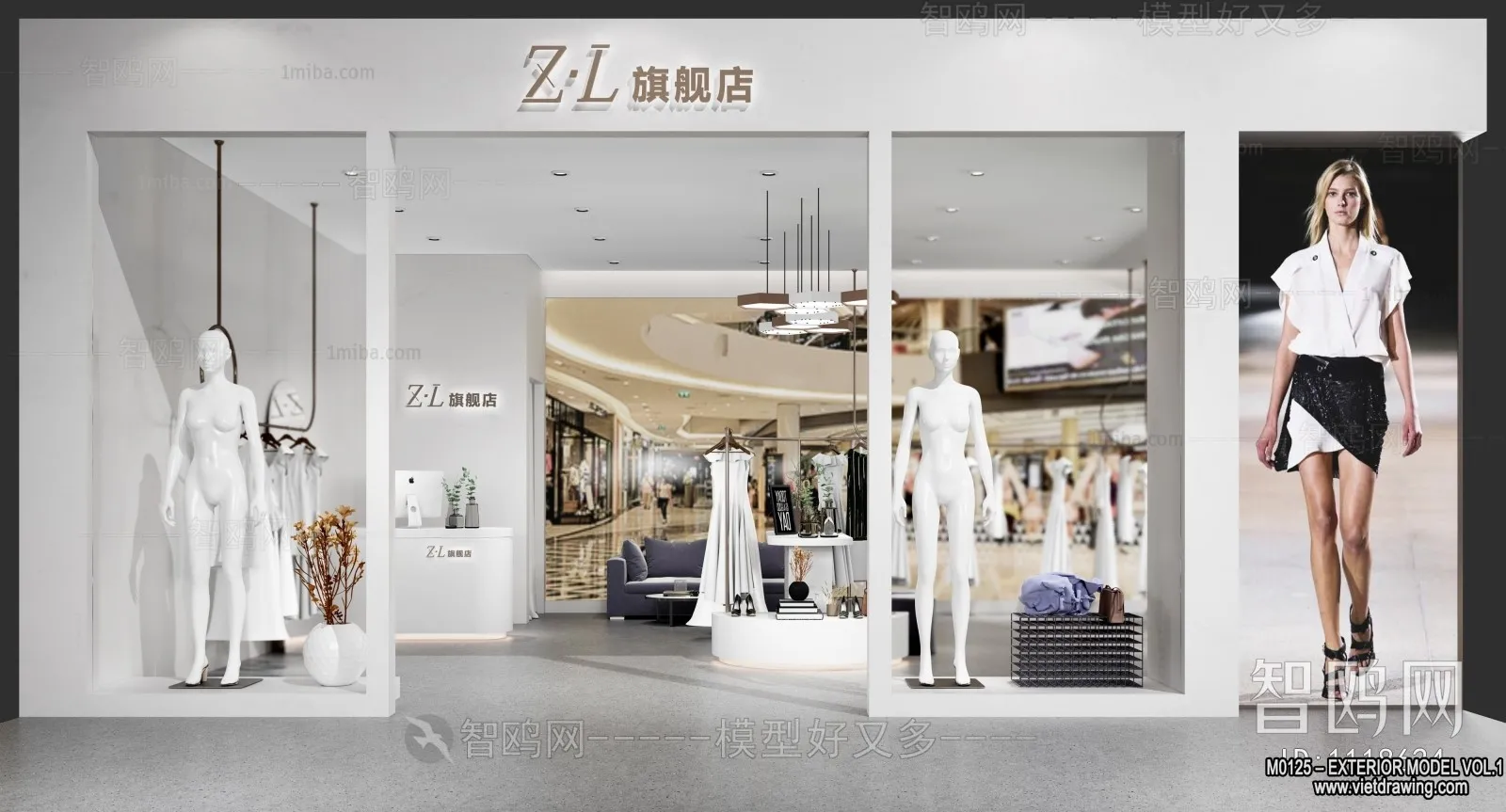 Exterior 3D Collection - Shop - Fastfood - Retails - 3D Models - 113