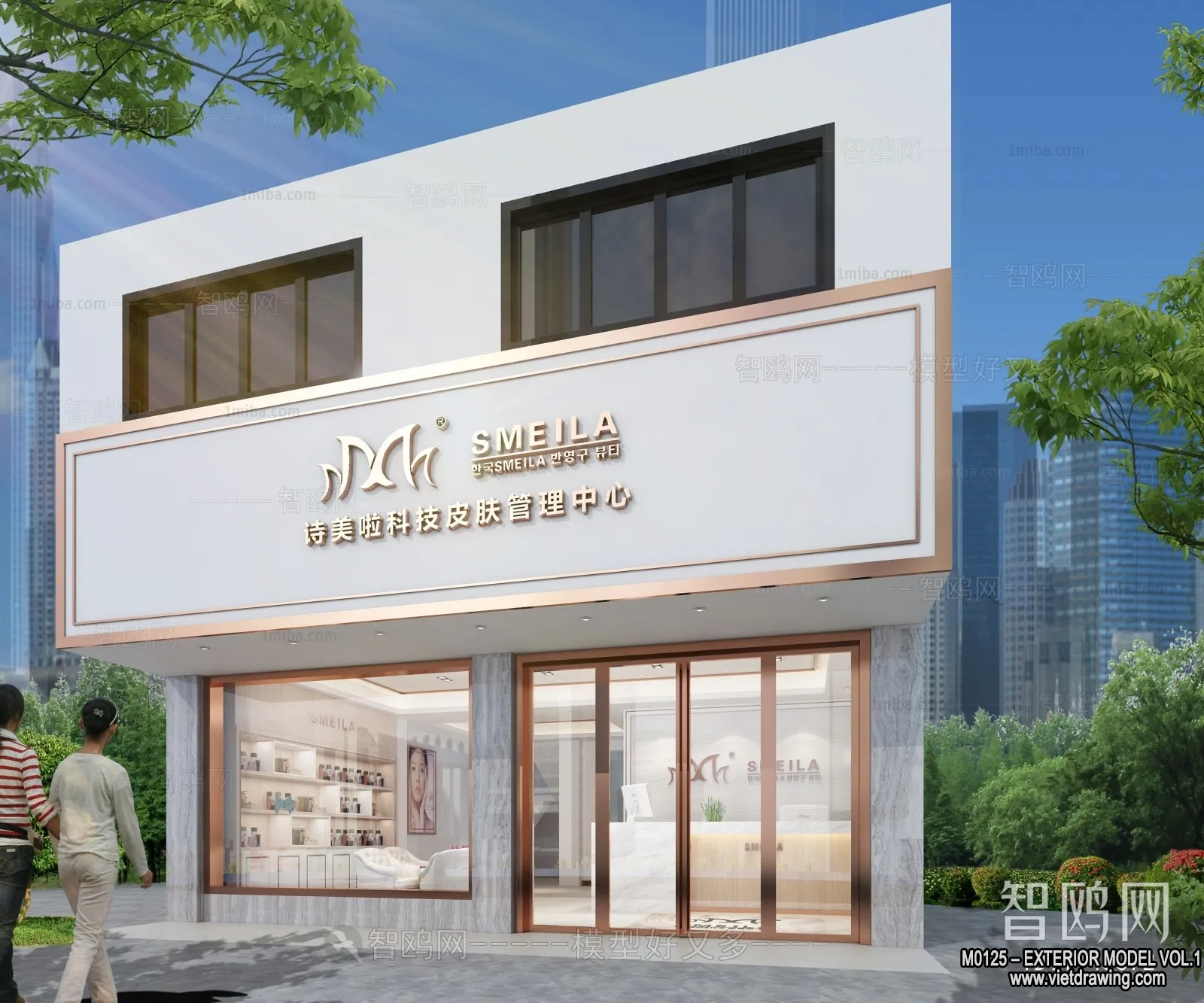 Exterior 3D Collection - Shop - Fastfood - Retails - 3D Models - 115