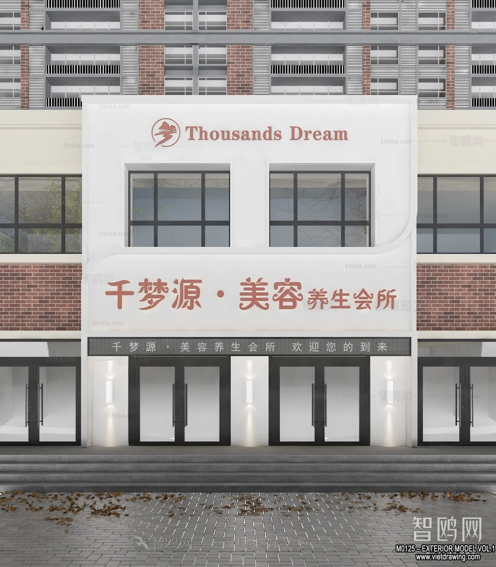 Exterior 3D Collection - Shop - Fastfood - Retails - 3D Models - 118