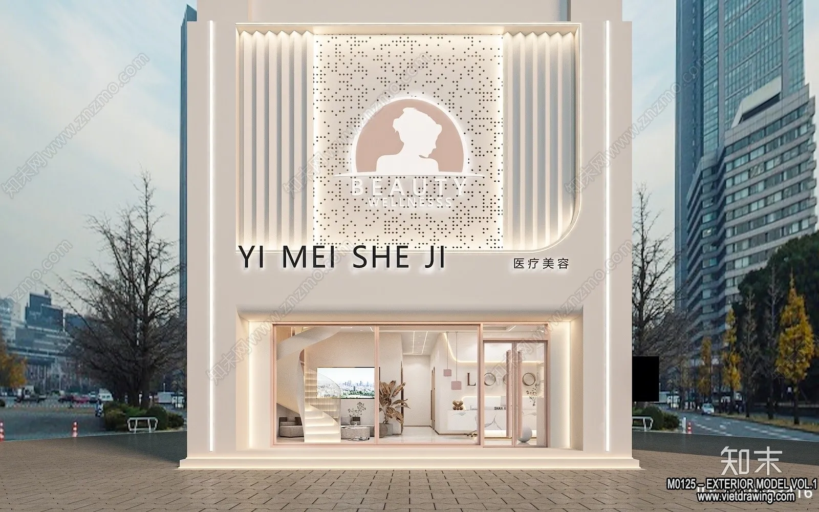 Exterior 3D Collection - Shop - Fastfood - Retails - 3D Models - 119