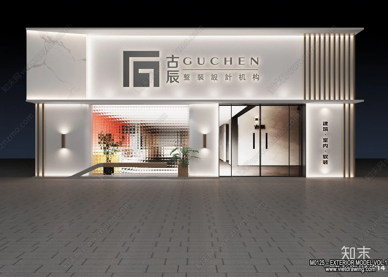 Exterior 3D Collection - Shop - Fastfood - Retails - 3D Models - 130