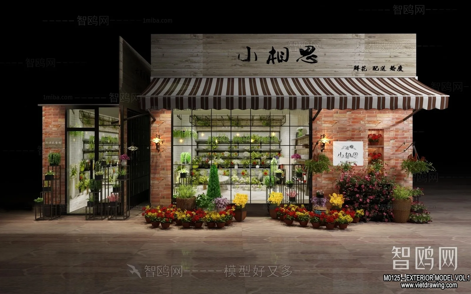 Exterior 3D Collection - Shop - Fastfood - Retails - 3D Models - 145