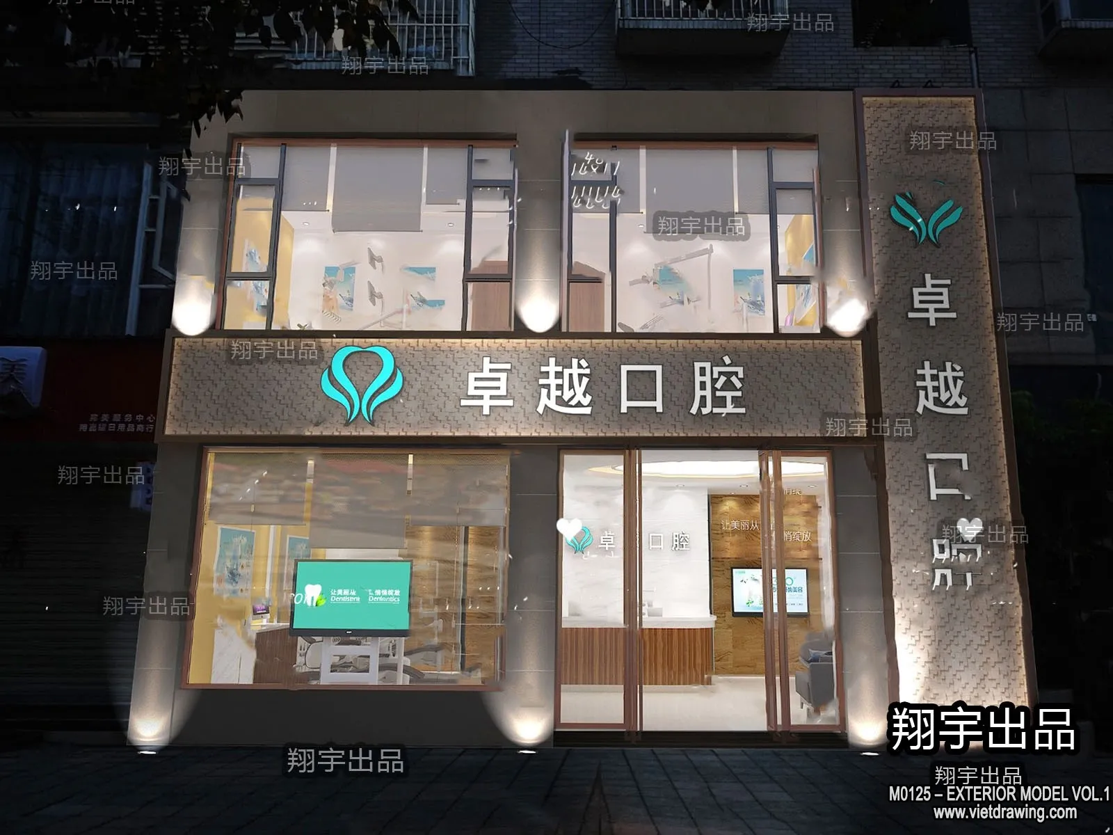 Exterior 3D Collection - Shop - Fastfood - Retails - 3D Models - 149