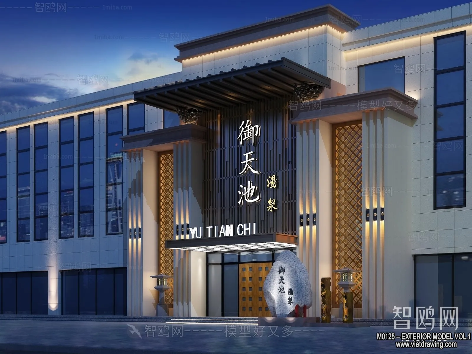 Exterior 3D Collection - Shop - Fastfood - Retails - 3D Models - 156