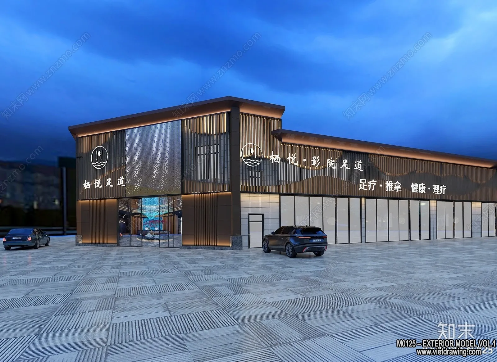Exterior 3D Collection - Shop - Fastfood - Retails - 3D Models - 175