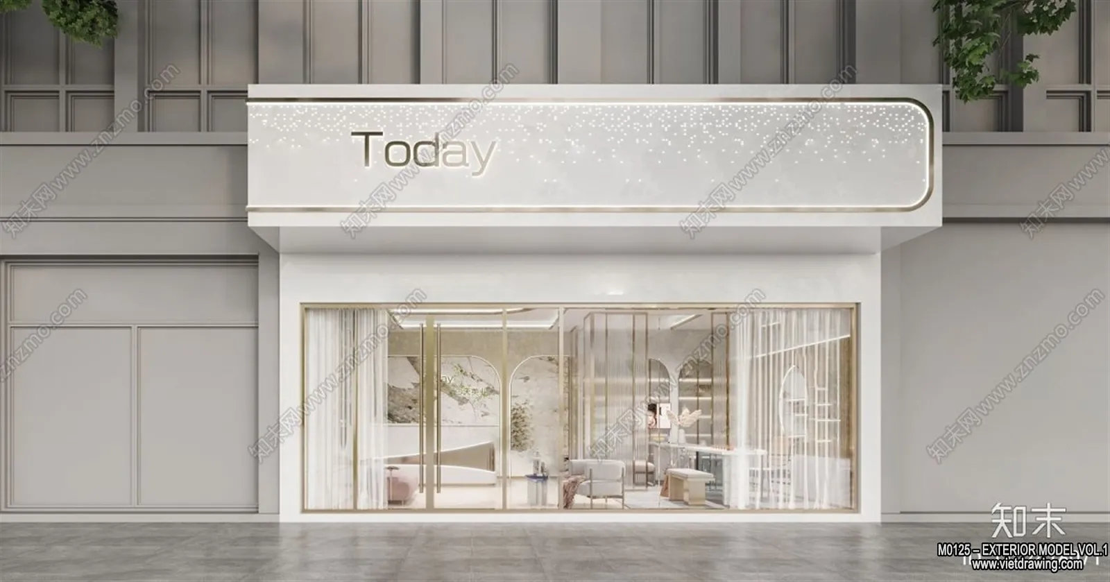 Exterior 3D Collection - Shop - Fastfood - Retails - 3D Models - 180