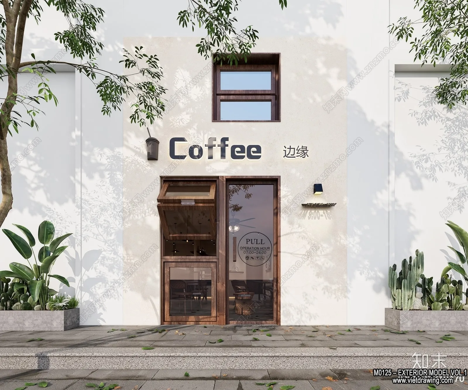 Exterior 3D Collection - Shop - Fastfood - Retails - 3D Models - 191