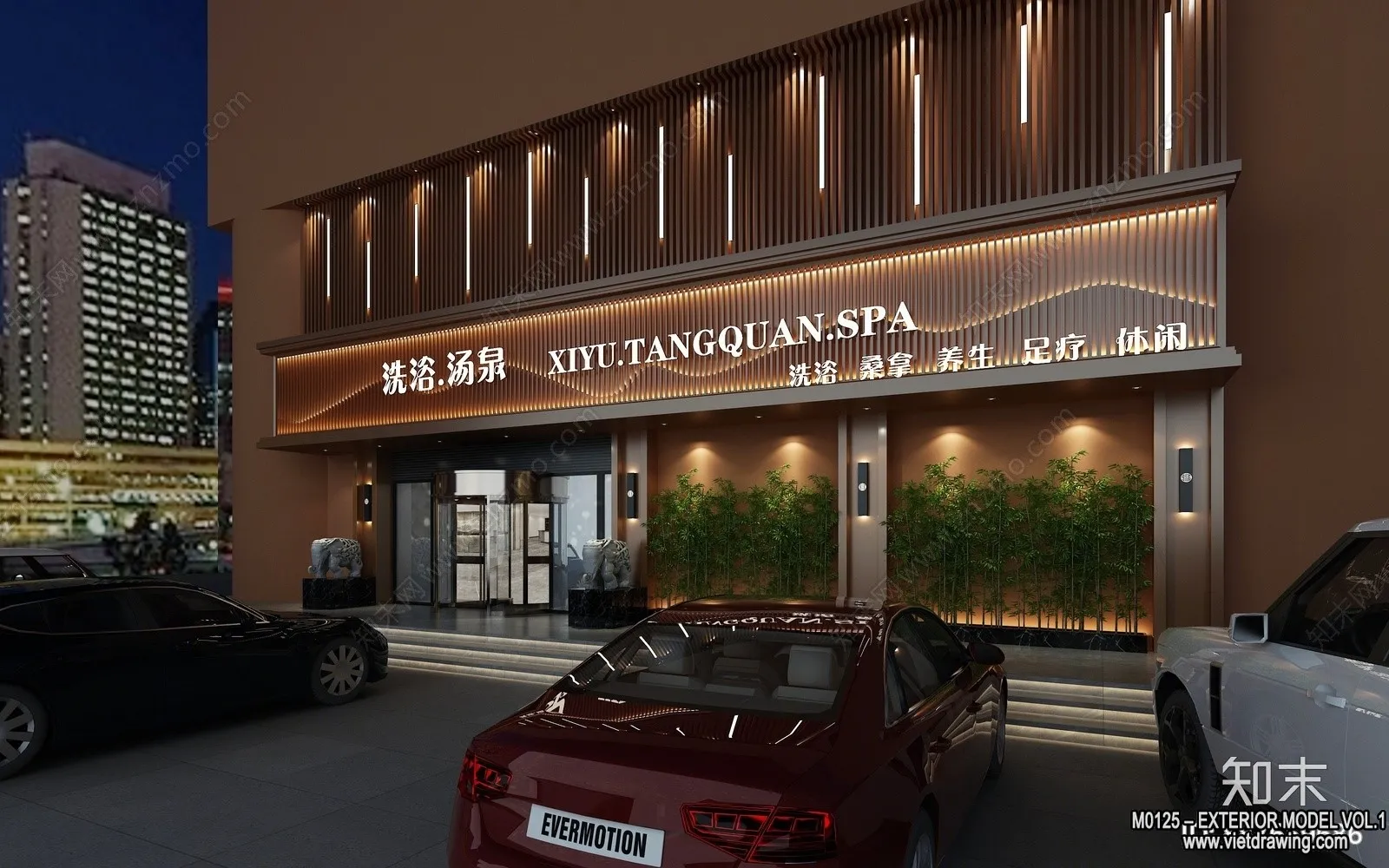 Exterior 3D Collection - Shop - Fastfood - Retails - 3D Models - 198