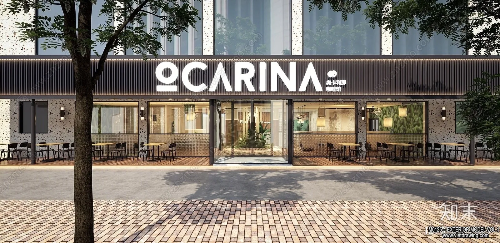 Exterior 3D Collection - Shop - Fastfood - Retails - 3D Models - 200