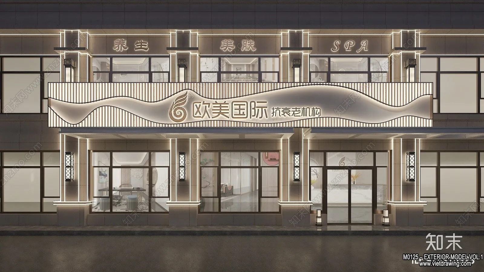 Exterior 3D Collection - Shop - Fastfood - Retails - 3D Models - 201