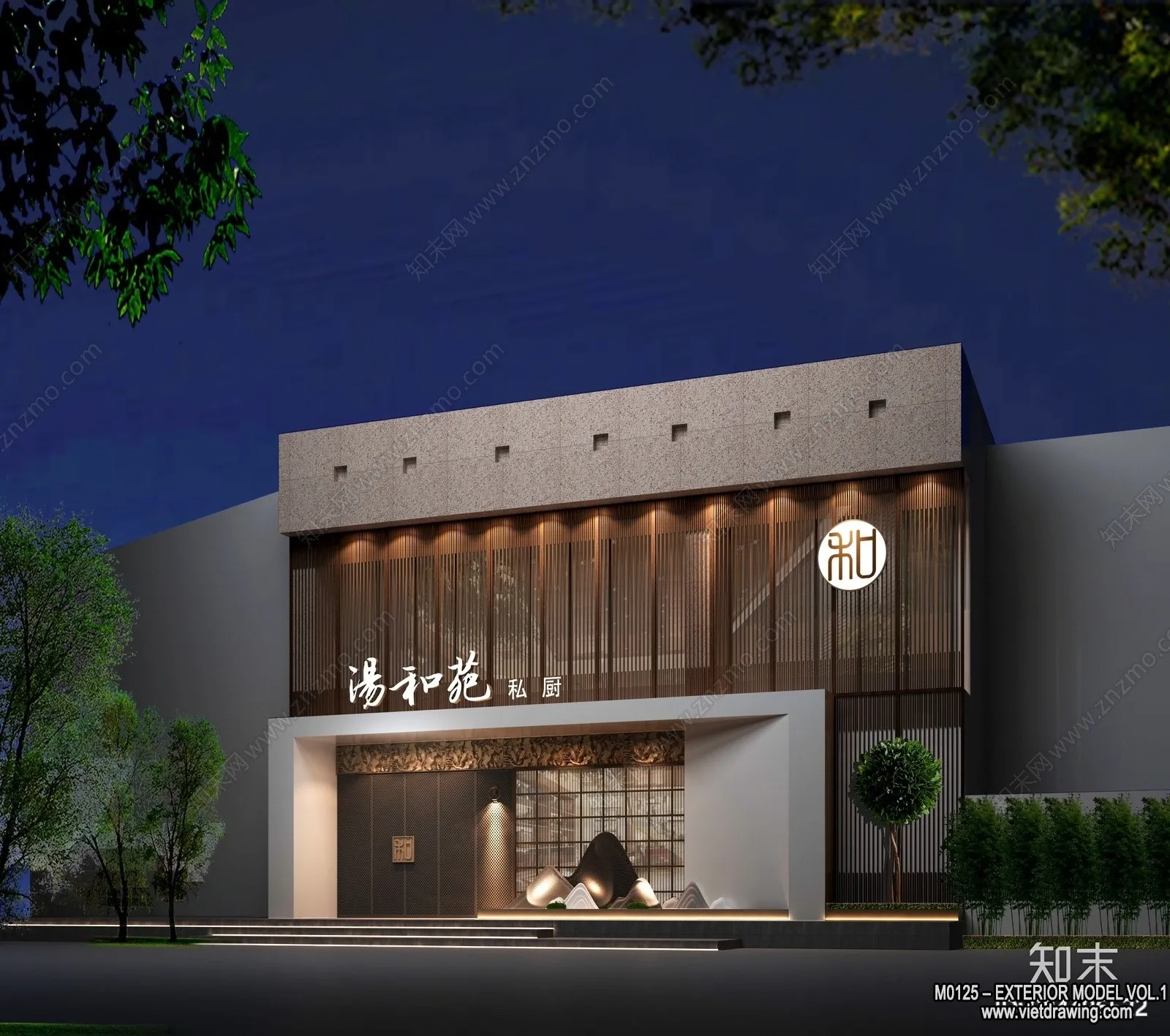 Exterior 3D Collection - Shop - Fastfood - Retails - 3D Models - 203