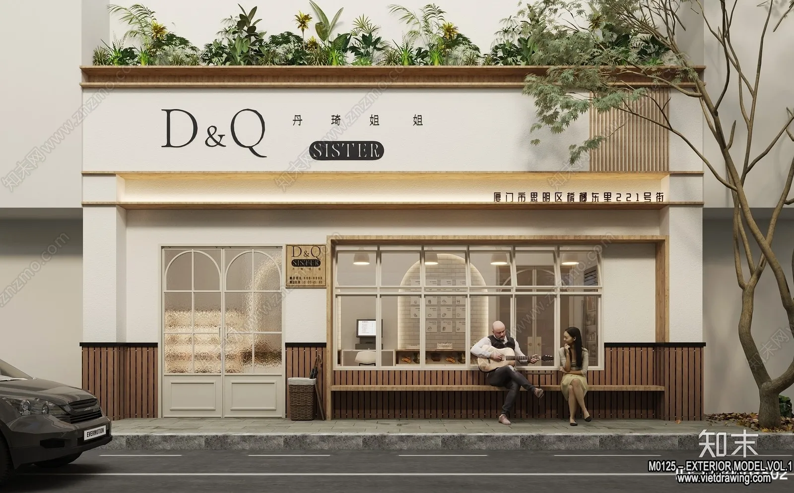 Exterior 3D Collection - Shop - Fastfood - Retails - 3D Models - 208