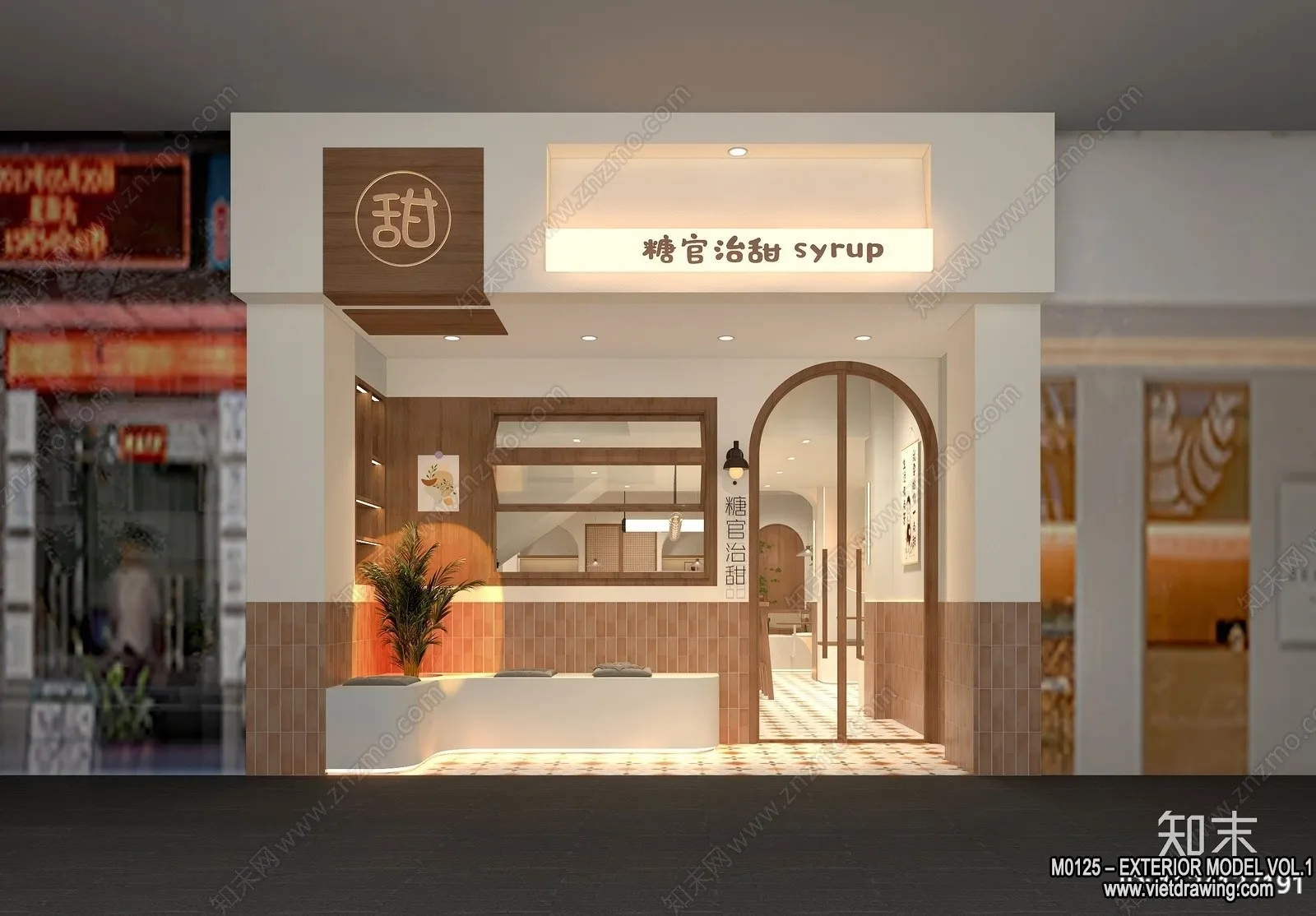 Exterior 3D Collection - Shop - Fastfood - Retails - 3D Models - 209