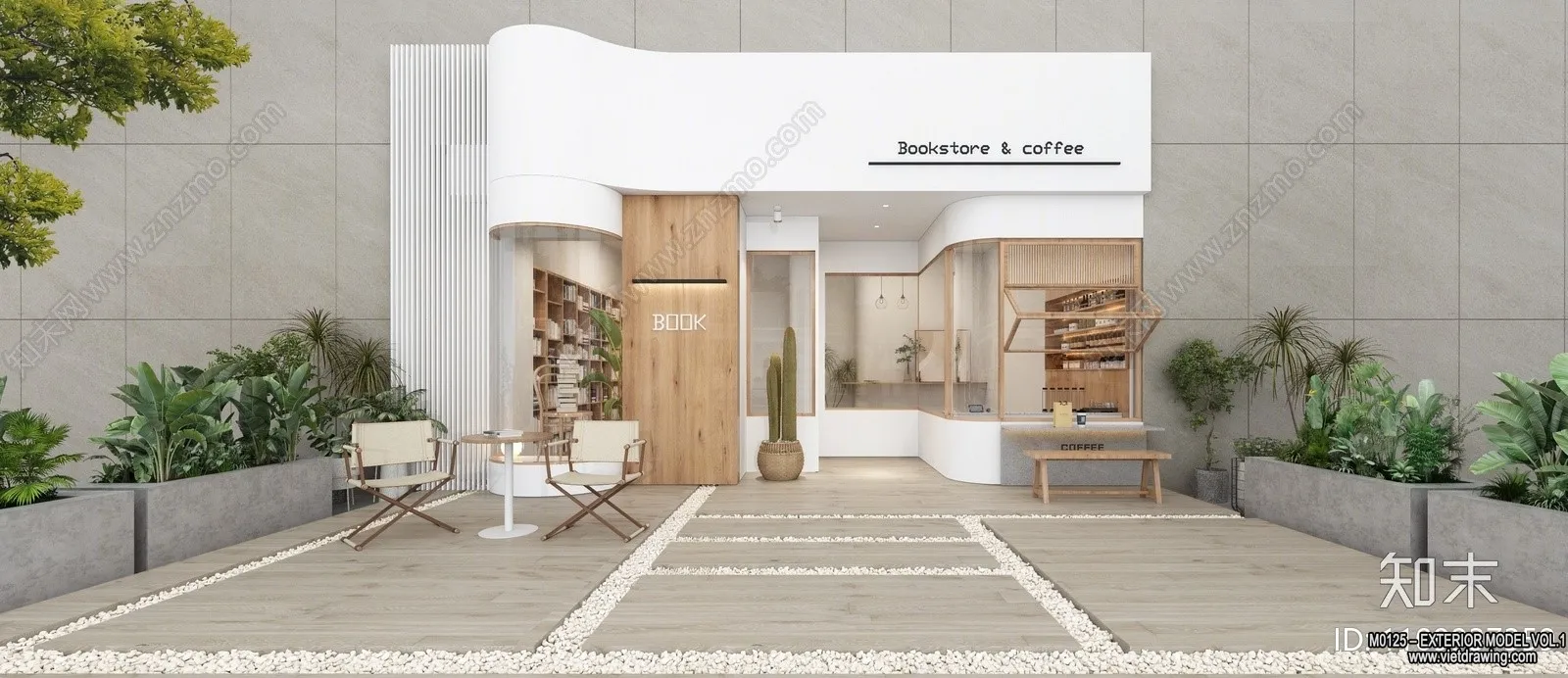 Exterior 3D Collection - Shop - Fastfood - Retails - 3D Models - 210