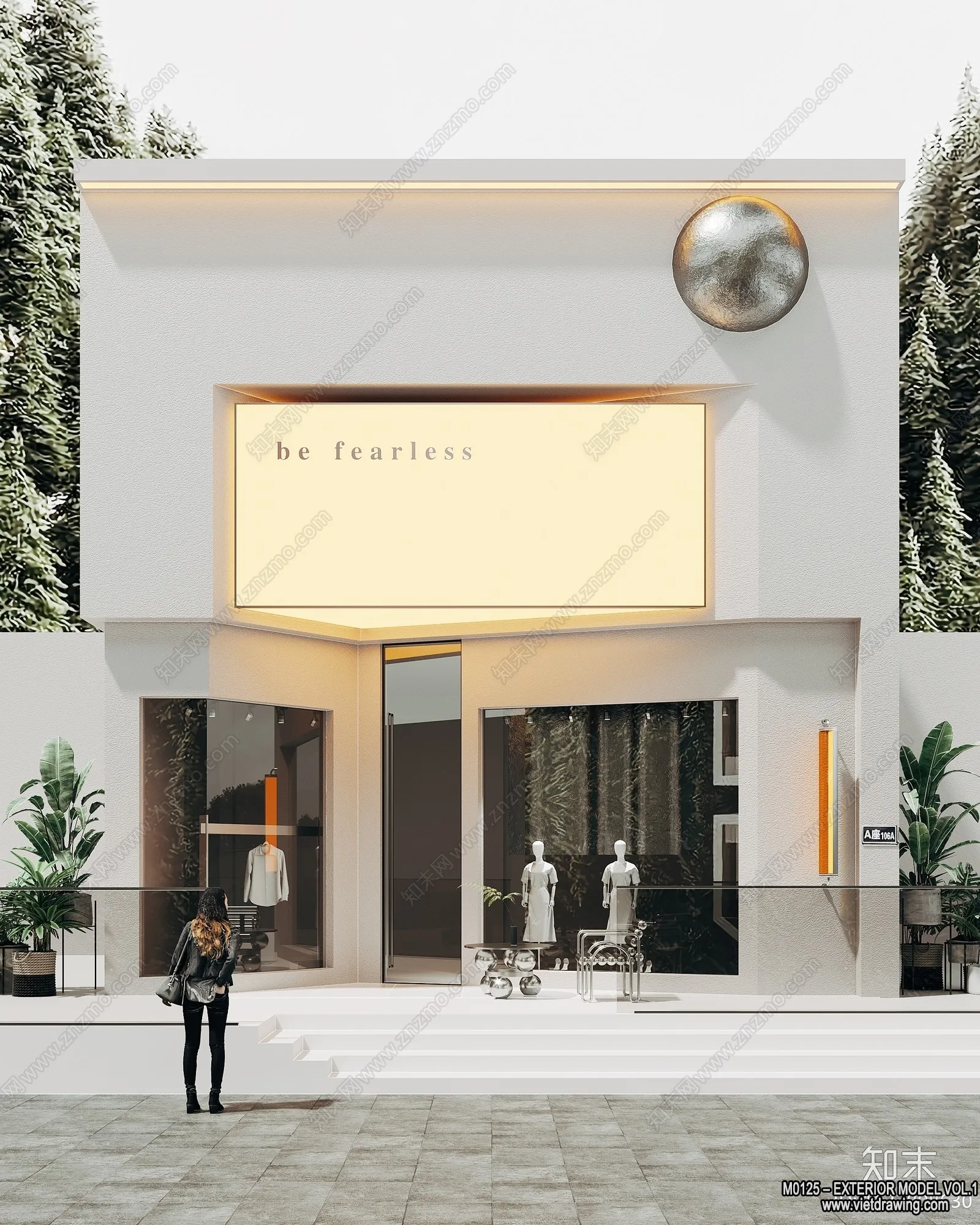 Exterior 3D Collection - Shop - Fastfood - Retails - 3D Models - 218