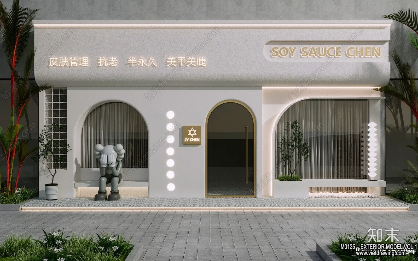 Exterior 3D Collection - Shop - Fastfood - Retails - 3D Models - 226